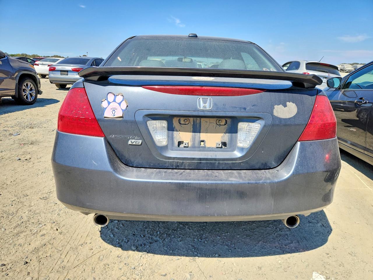 2006 Honda Accord Ex Gray vin: 1HGCM66586A037096