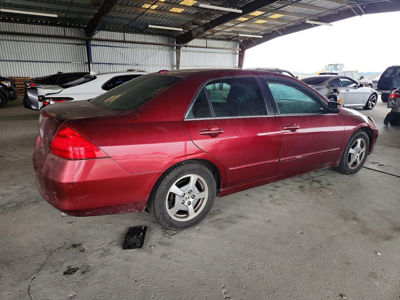 2006 Honda Accord Ex Бордовый vin: 1HGCM66586A046672
