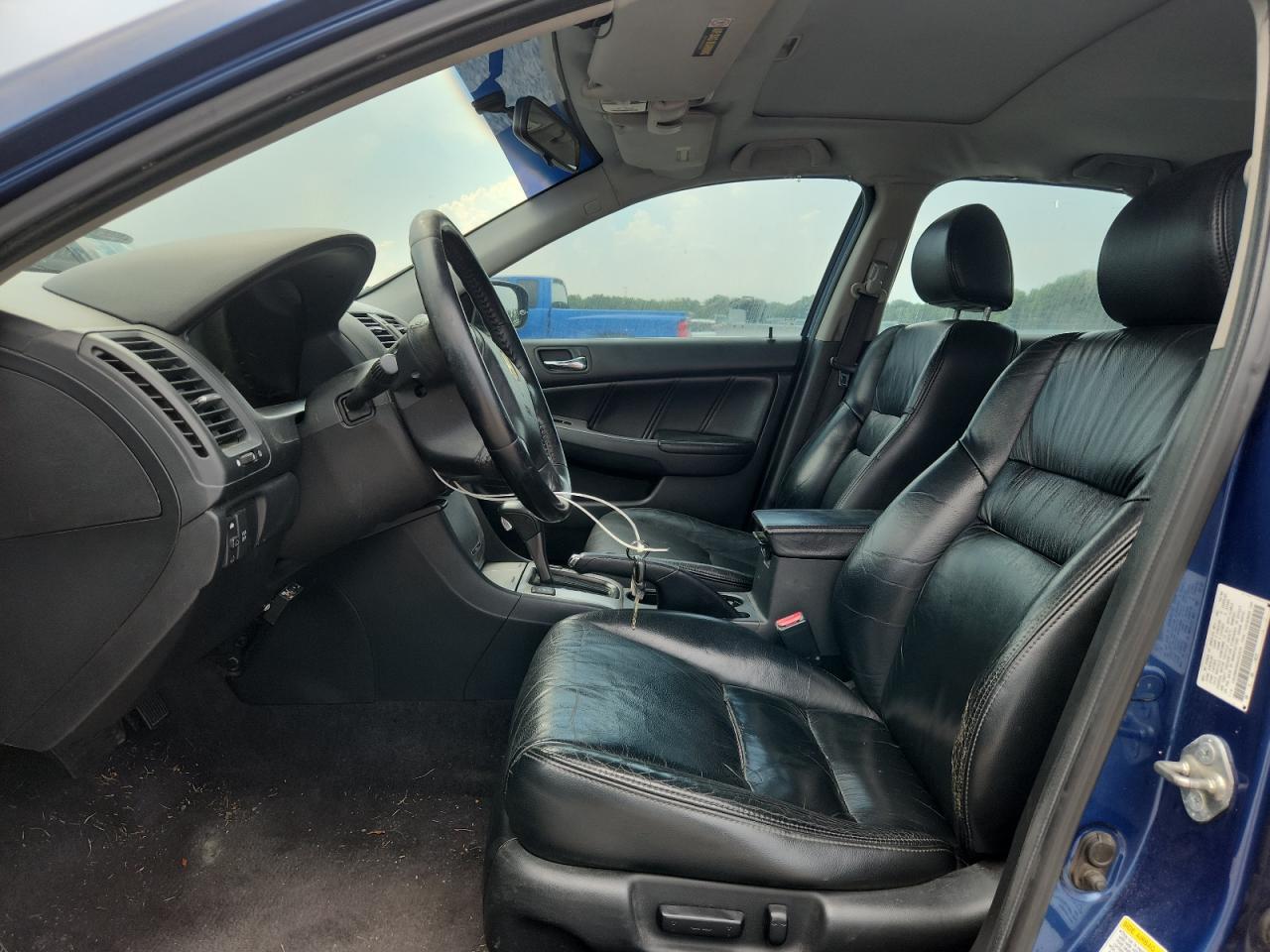 2006 Honda Accord Ex Blue vin: 1HGCM66586A052570