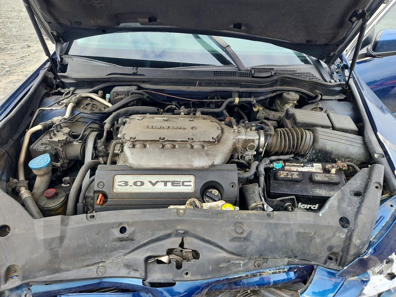 2006 Honda Accord Ex Blue vin: 1HGCM66586A052598