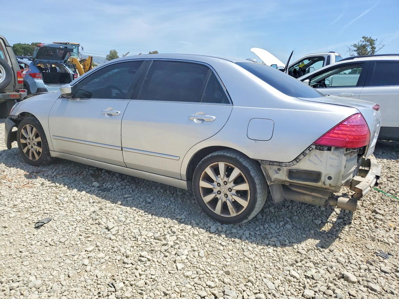 2006 Honda Accord Ex Silver vin: 1HGCM66586A054531
