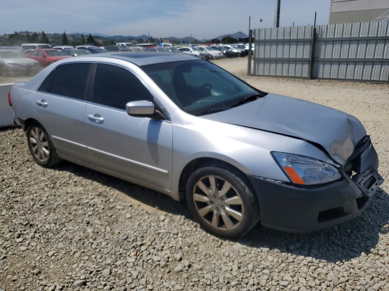 2006 Honda Accord Ex Silver vin: 1HGCM66586A054531