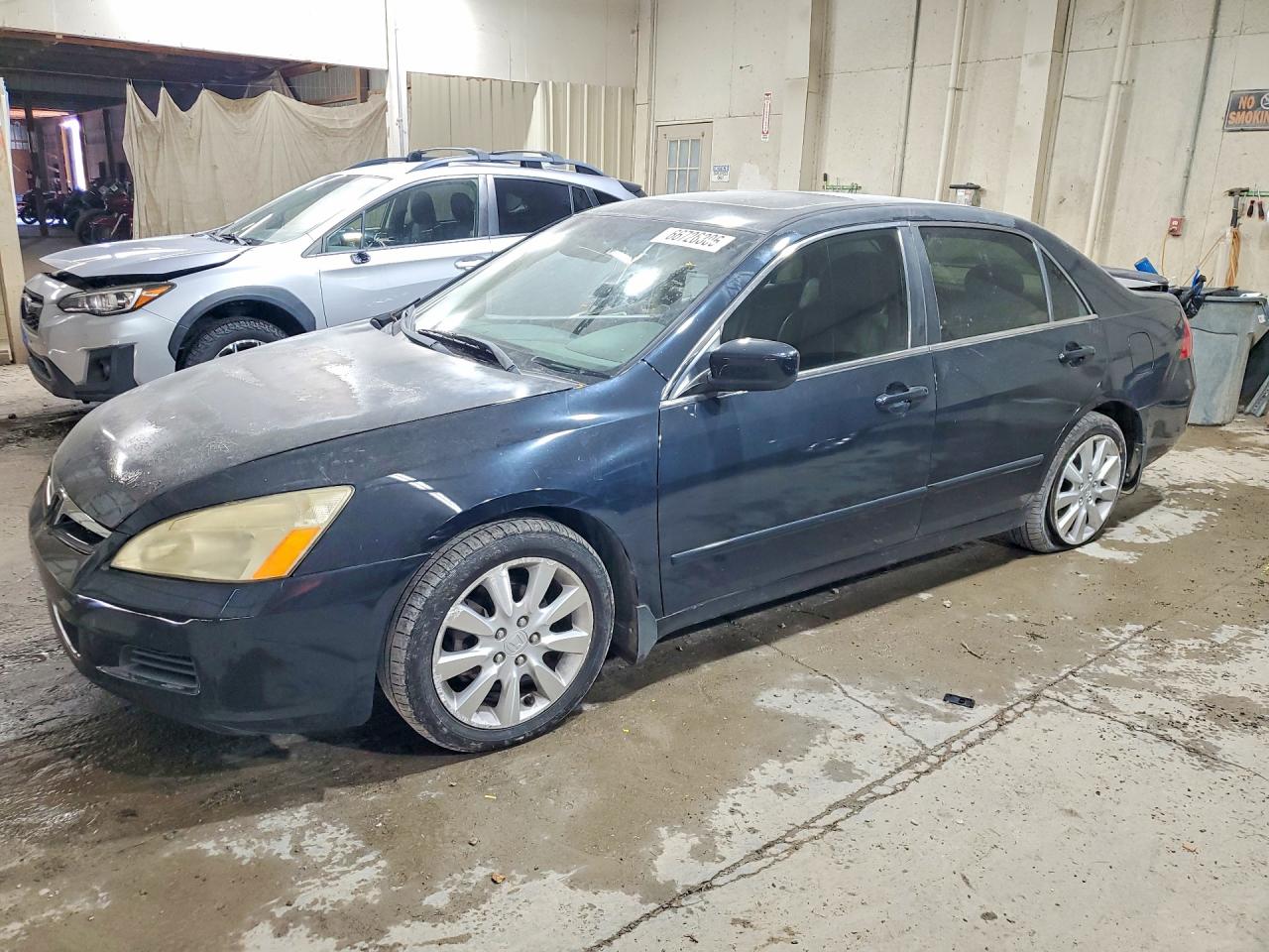 2006 Honda Accord Ex Blue vin: 1HGCM66586A060944