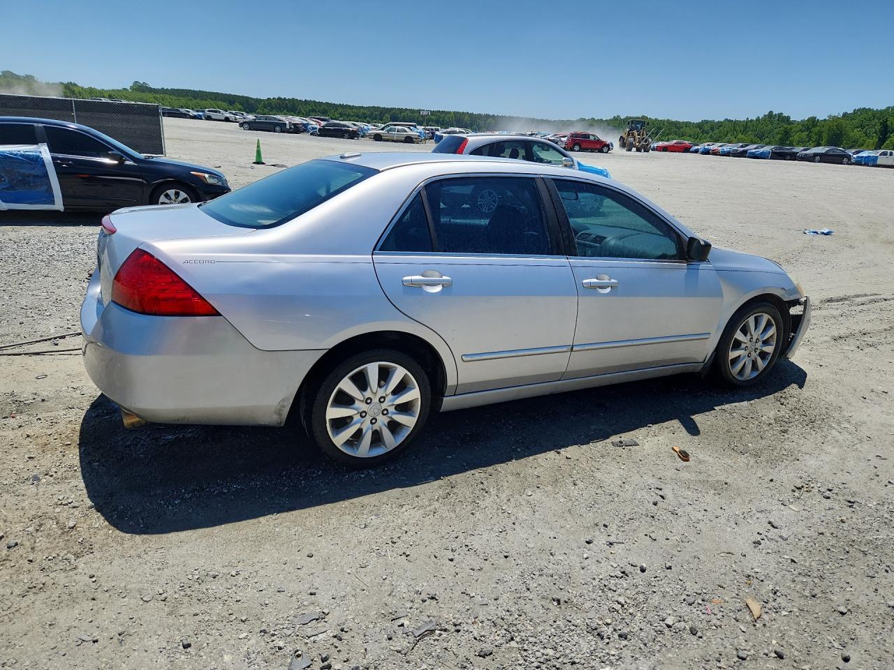2006 Honda Accord Ex Silver vin: 1HGCM66586A068283