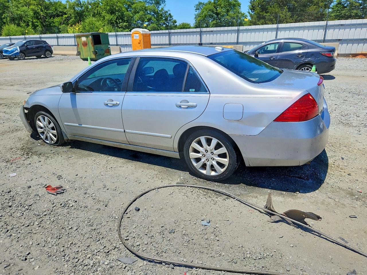 2006 Honda Accord Ex Silver vin: 1HGCM66586A068283
