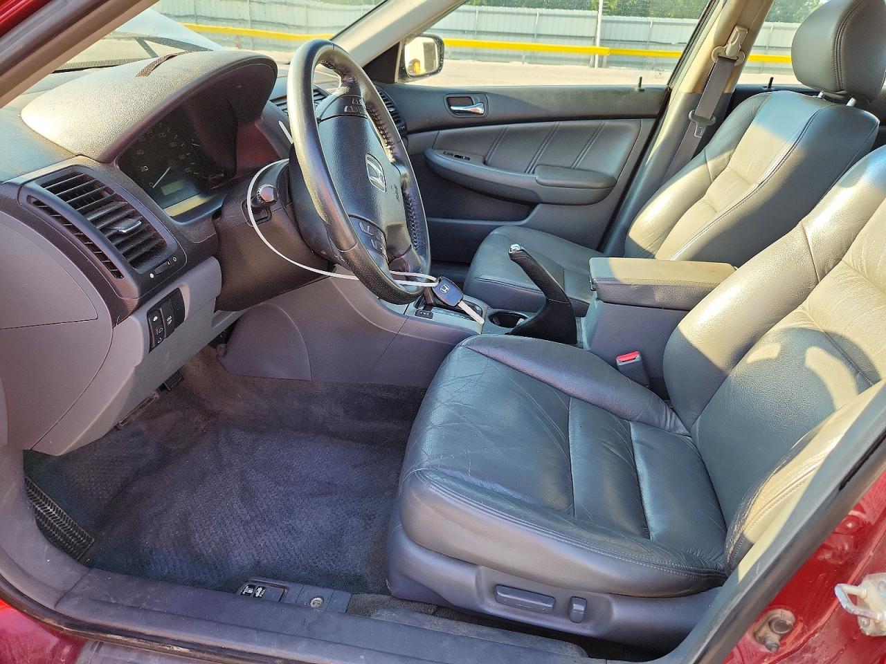2006 Honda Accord Ex Red vin: 1HGCM66586A071135