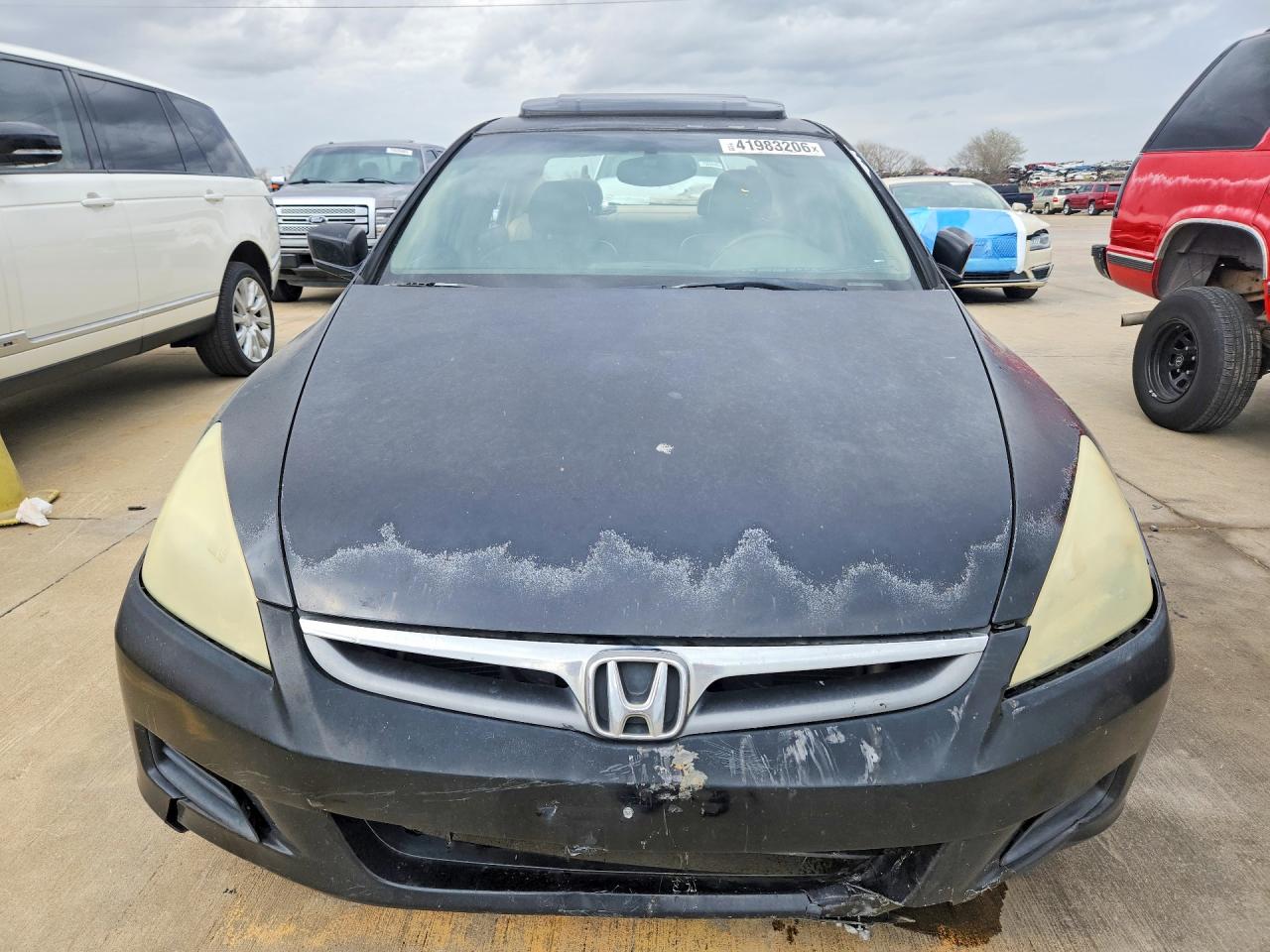 2006 Honda Accord Ex Blue vin: 1HGCM66586A074231