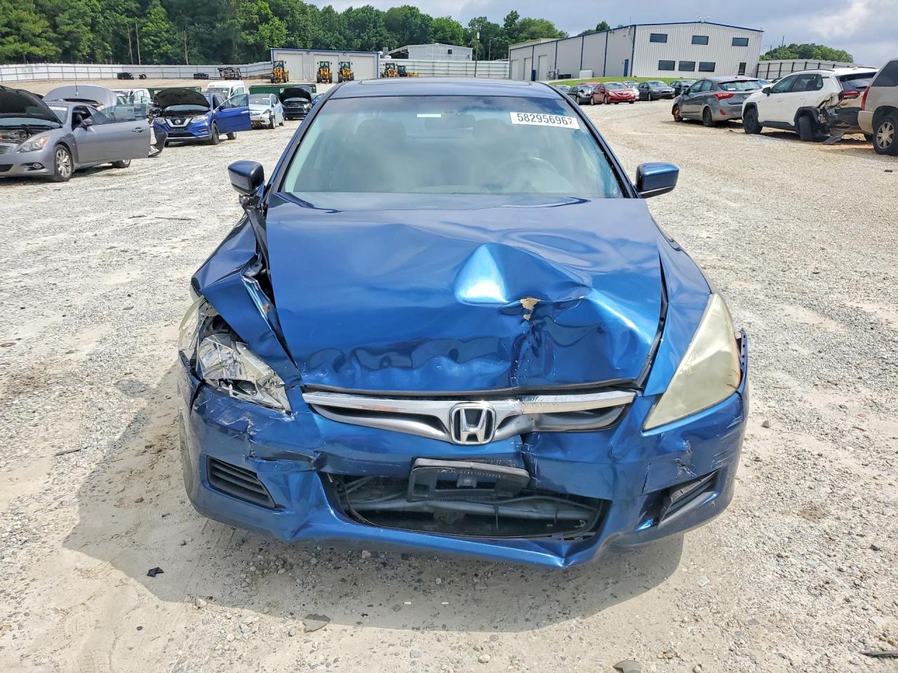 2006 Honda Accord Ex Синий vin: 1HGCM66586A802775