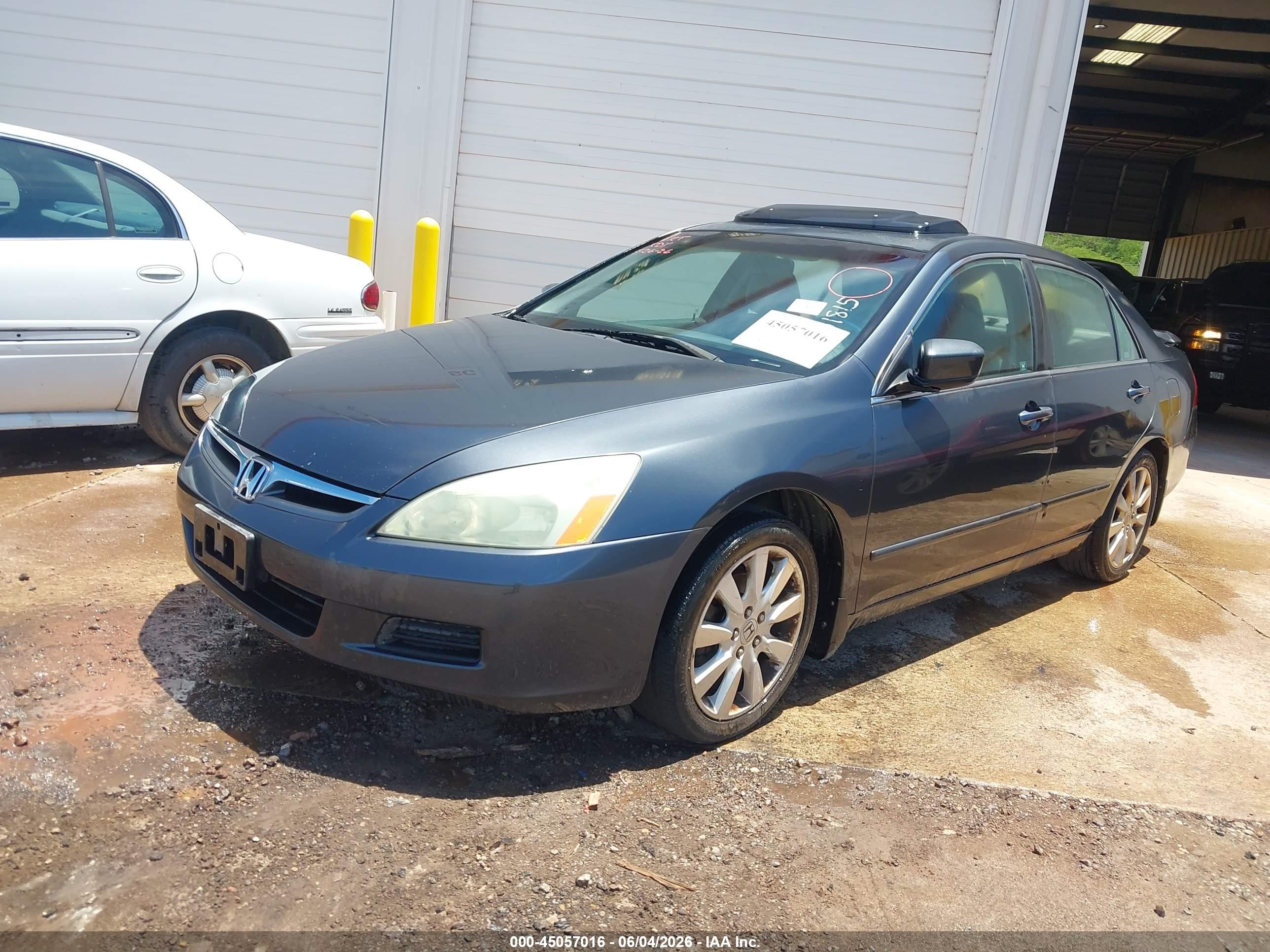 2007 Honda Accord 3.0 Ex Dark Blue vin: 1HGCM66587A001815