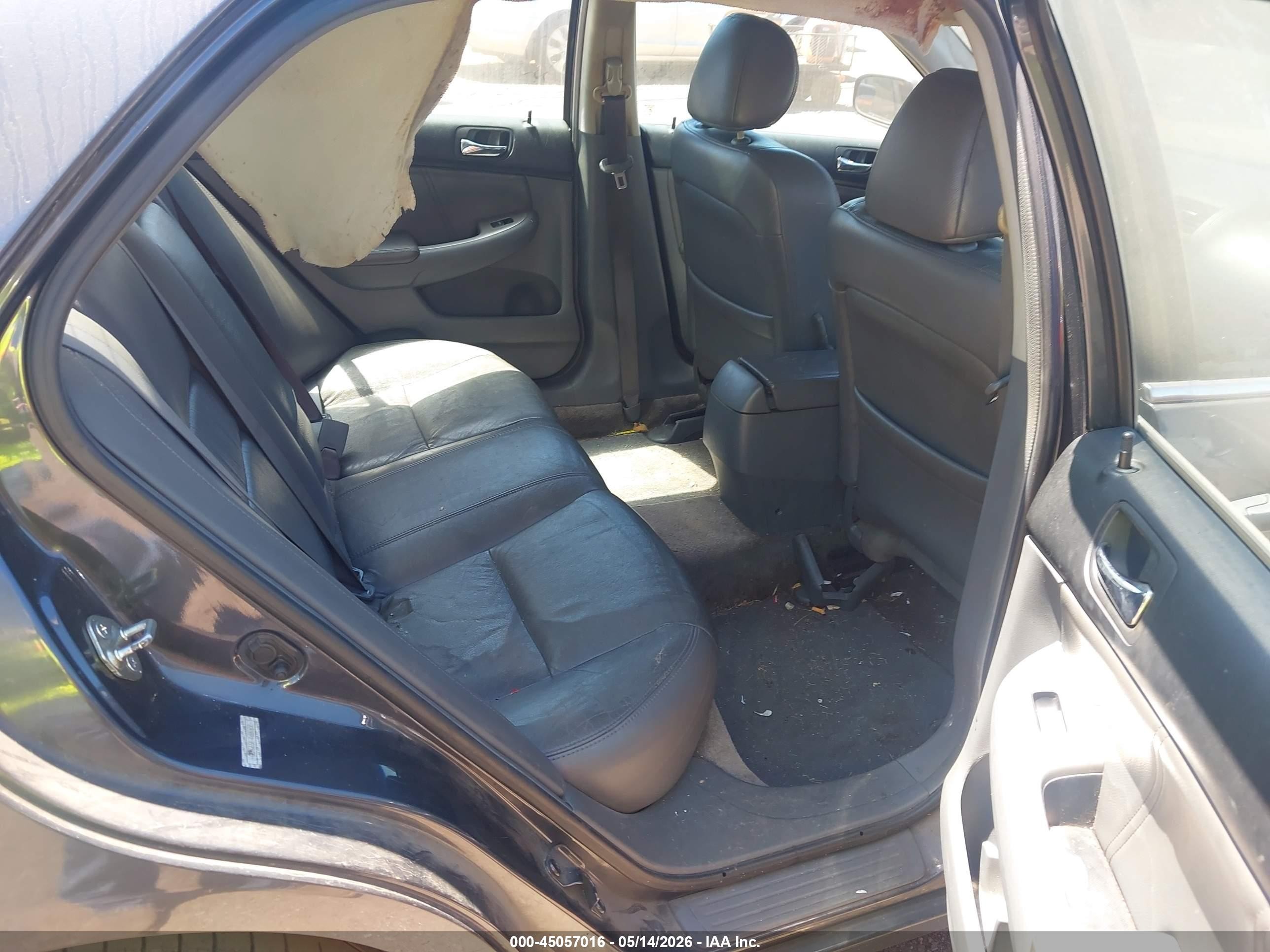 2007 Honda Accord 3.0 Ex Dark Blue vin: 1HGCM66587A001815
