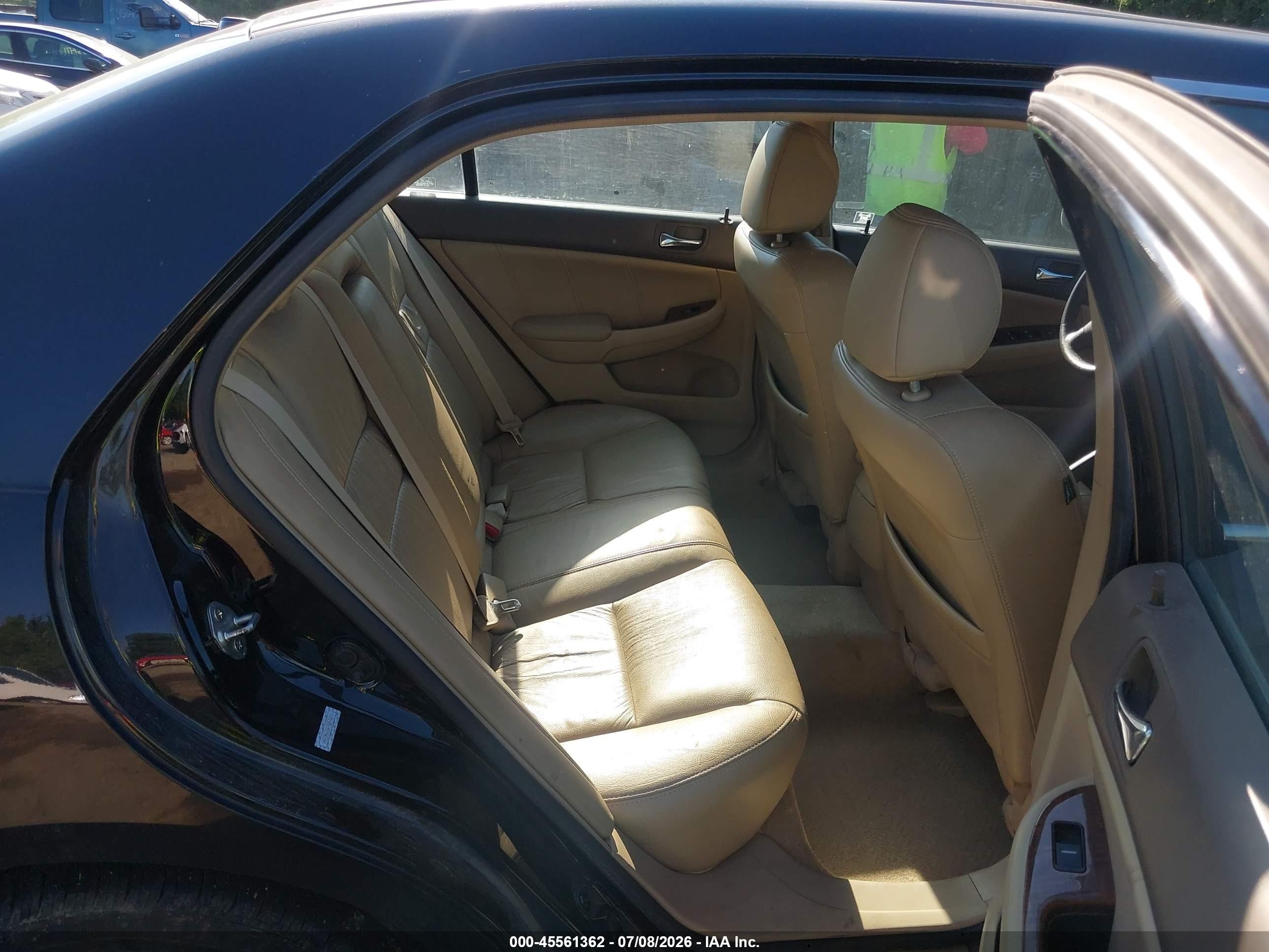 2007 Honda Accord 3.0 Ex Black vin: 1HGCM66587A014077