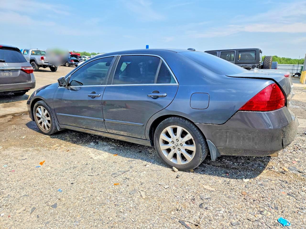 2007 Honda Accord Ex Gray vin: 1HGCM66587A051324