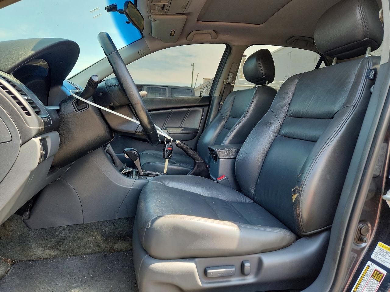 2007 Honda Accord Ex Gray vin: 1HGCM66587A051324