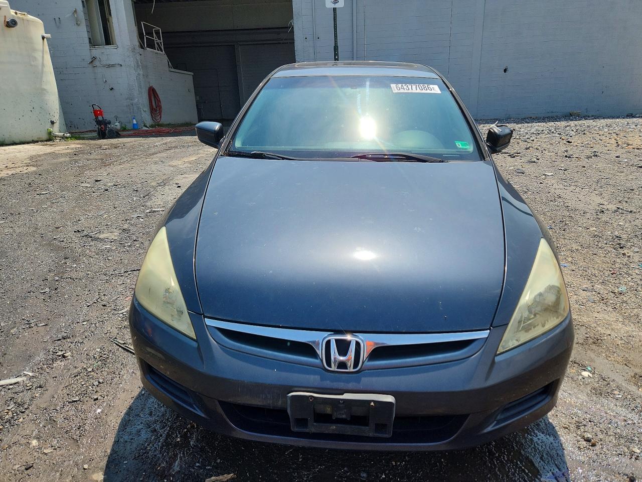 2007 Honda Accord Ex Gray vin: 1HGCM66587A051324