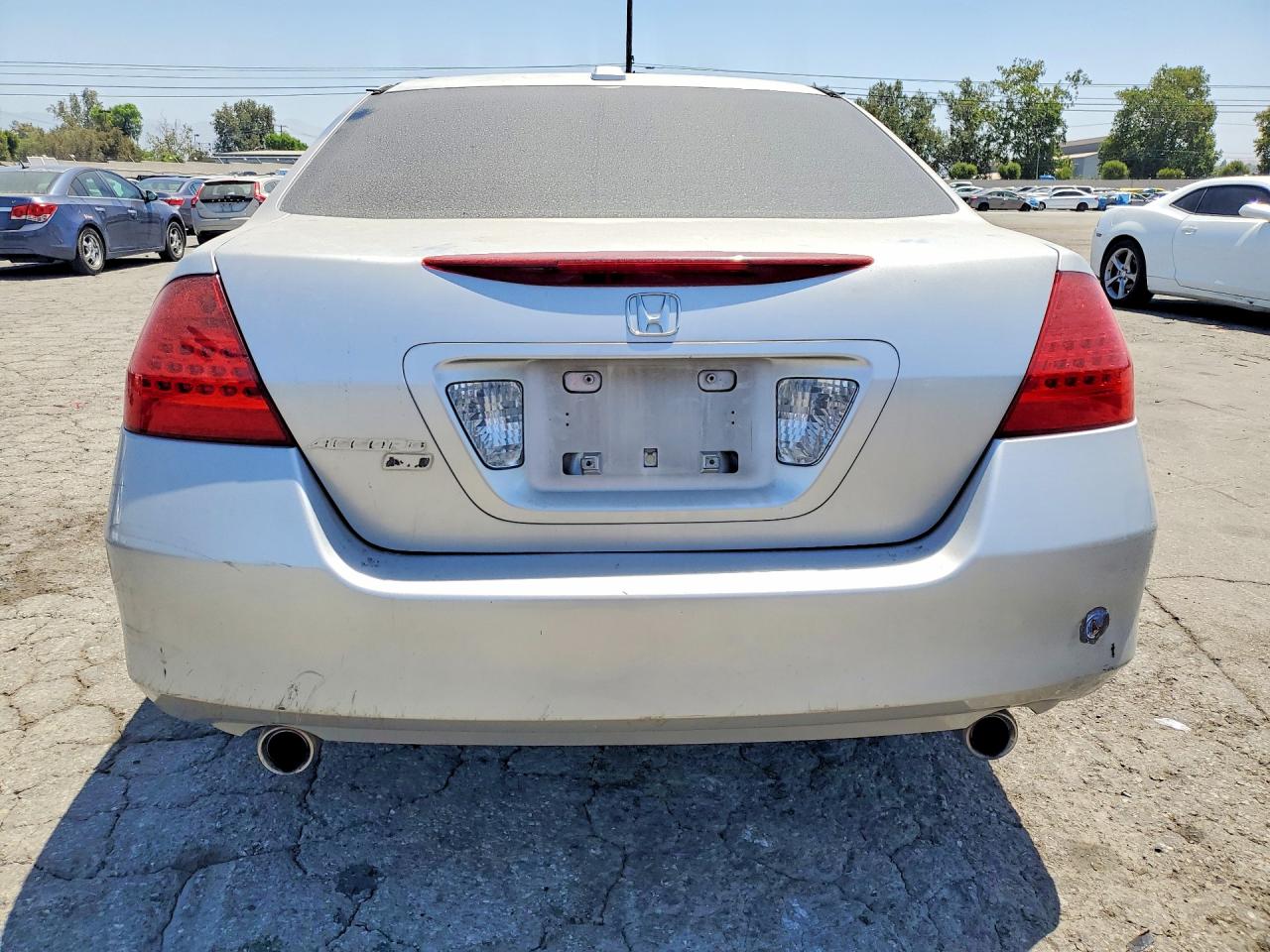 2007 Honda Accord Ex Silver vin: 1HGCM66587A065806
