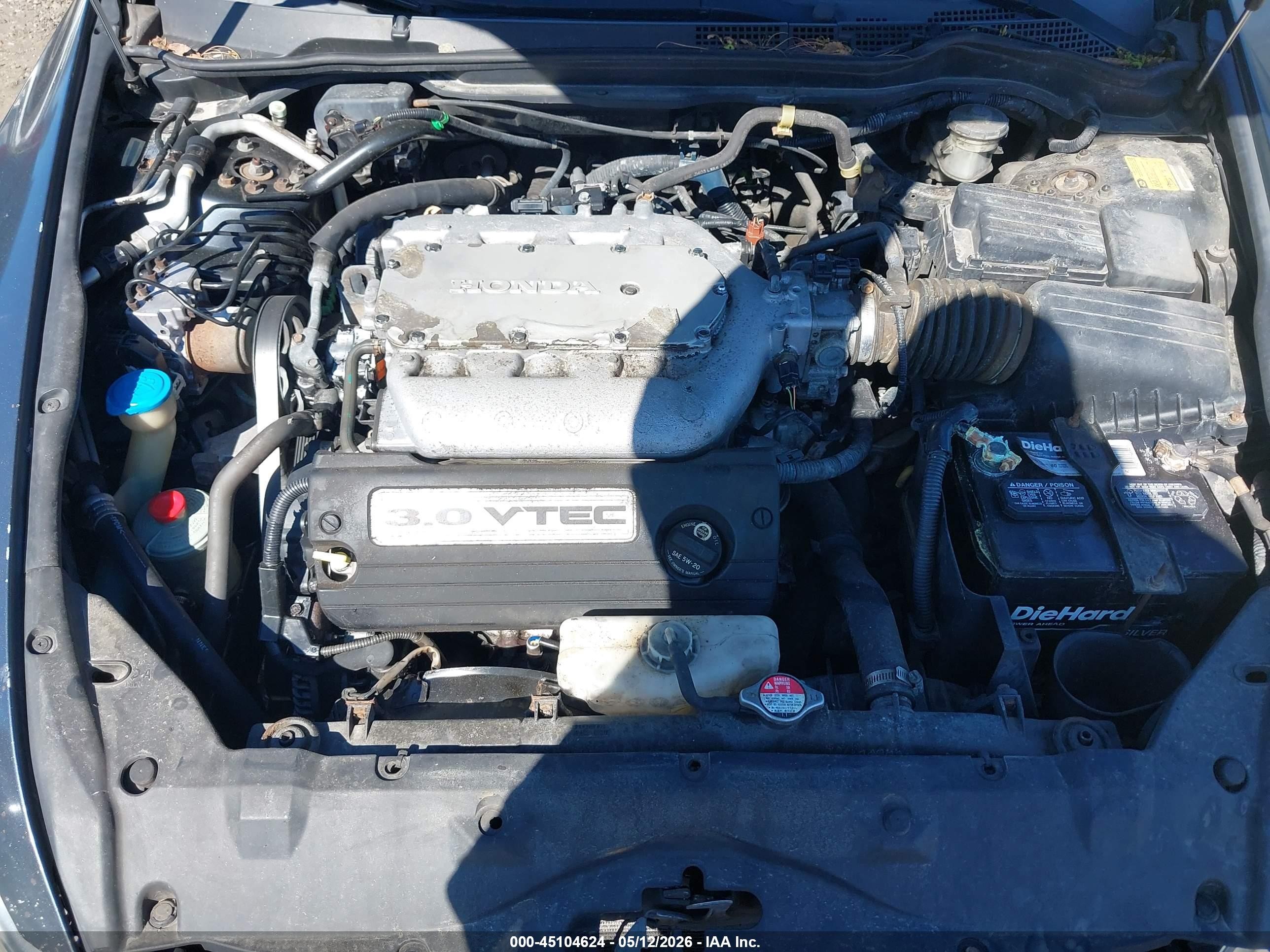 2007 Honda Accord 3.0 Ex Gray vin: 1HGCM66587A080063