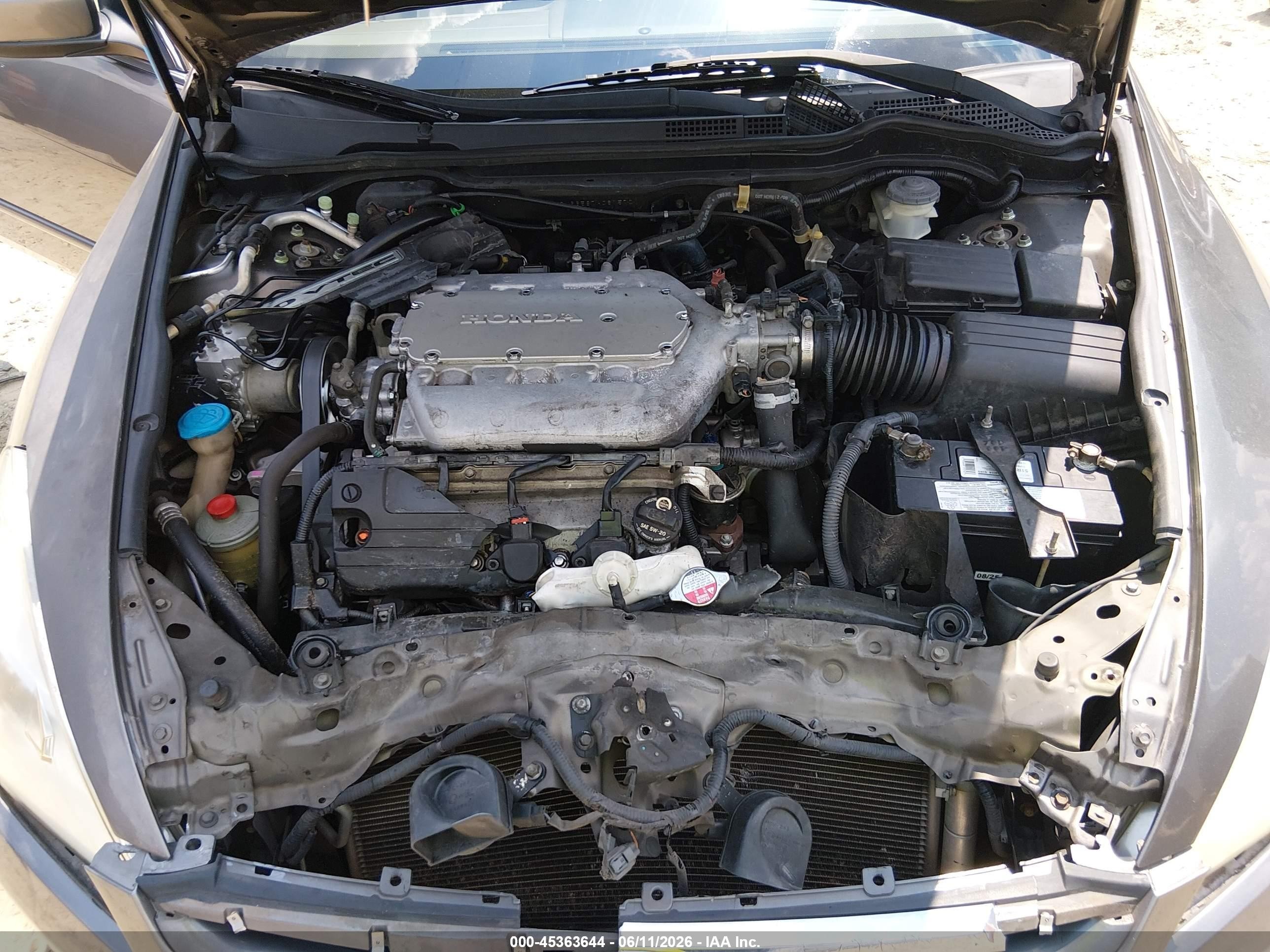 2007 Honda Accord 3.0 Ex Gray vin: 1HGCM66587A081570