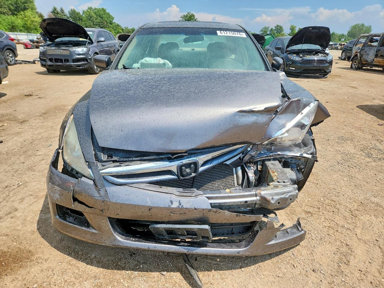 2007 Honda Accord Ex Gray vin: 1HGCM66587A082007