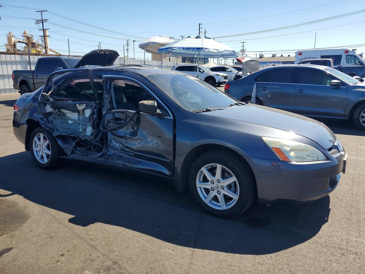 2003 Honda Accord Ex Gray vin: 1HGCM66593A028807