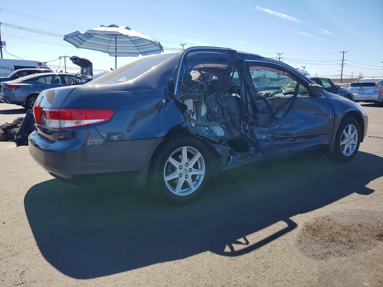 2003 Honda Accord Ex Gray vin: 1HGCM66593A028807