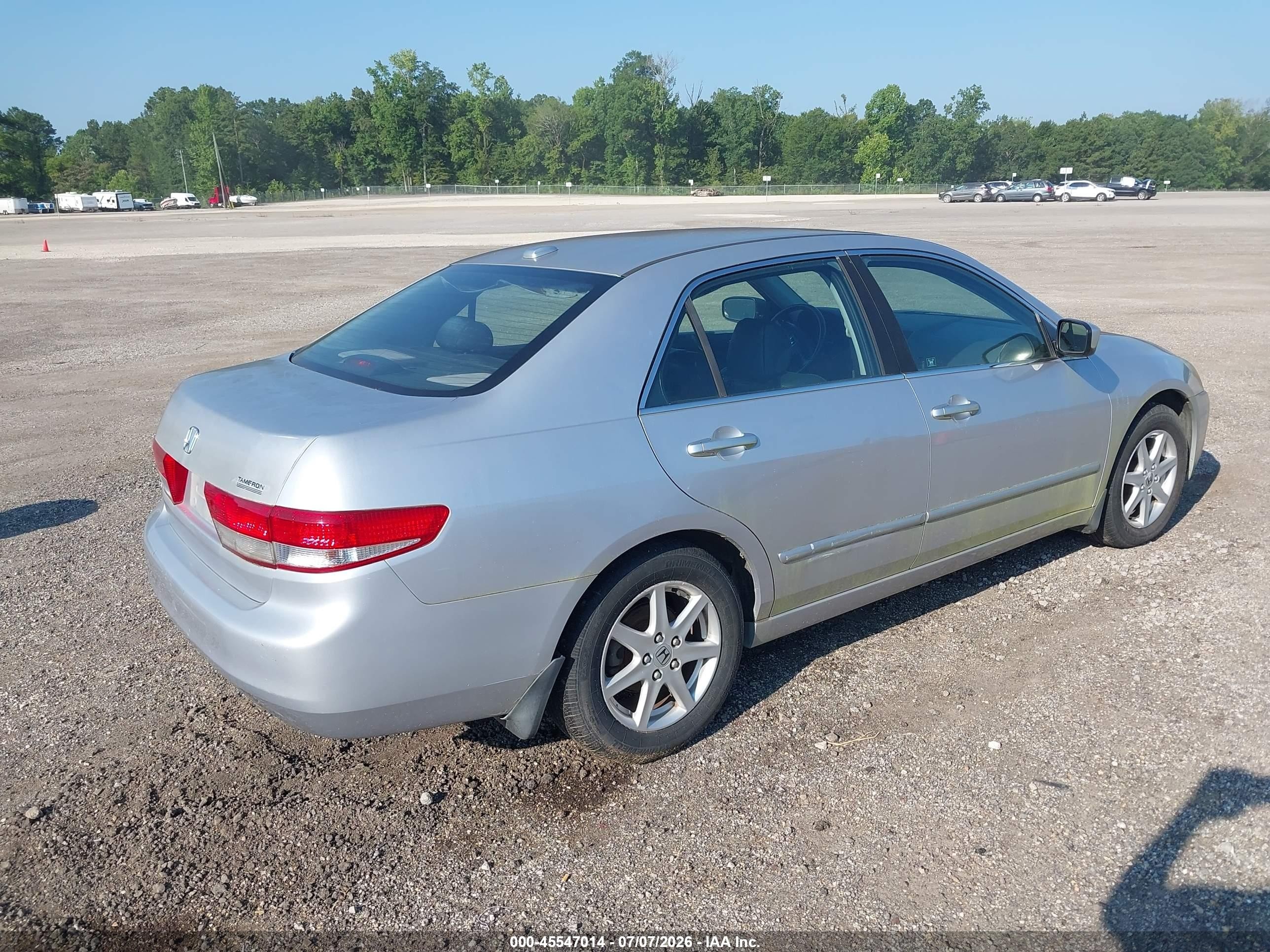 2004 Honda Accord 3.0 Ex Silver vin: 1HGCM66594A007814