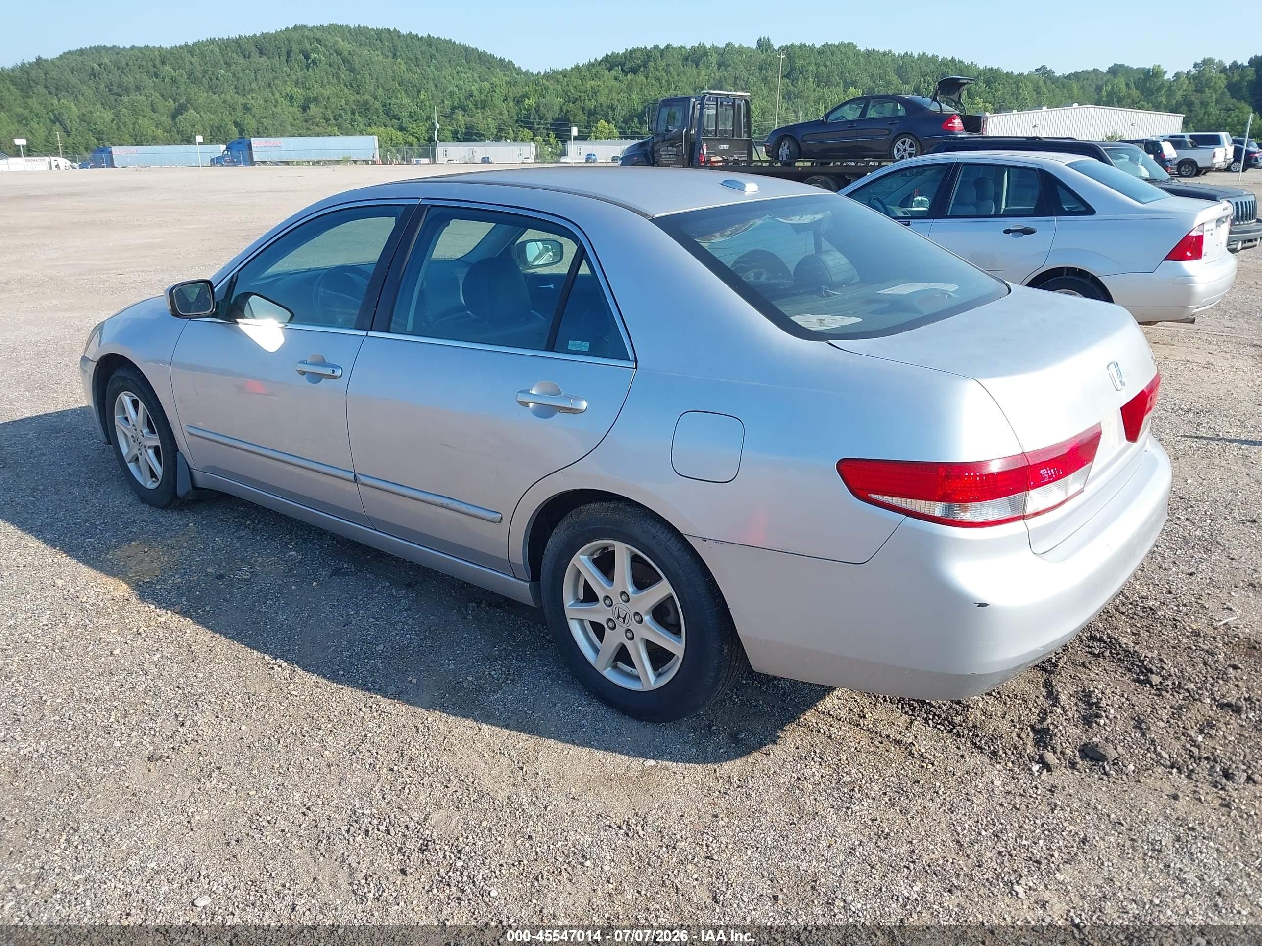 2004 Honda Accord 3.0 Ex Silver vin: 1HGCM66594A007814