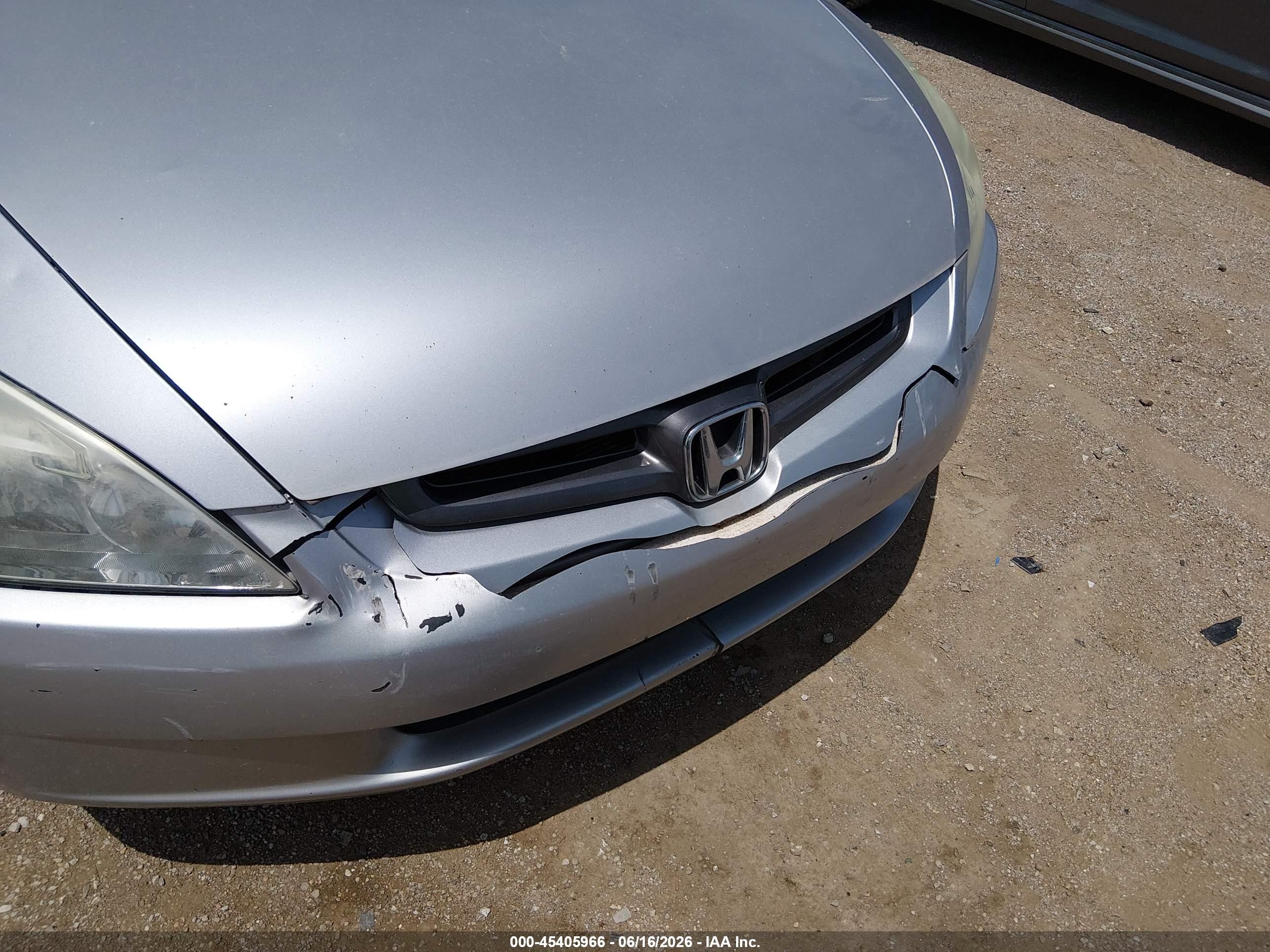 2004 Honda Accord 3.0 Ex Серебряный vin: 1HGCM66594A018912