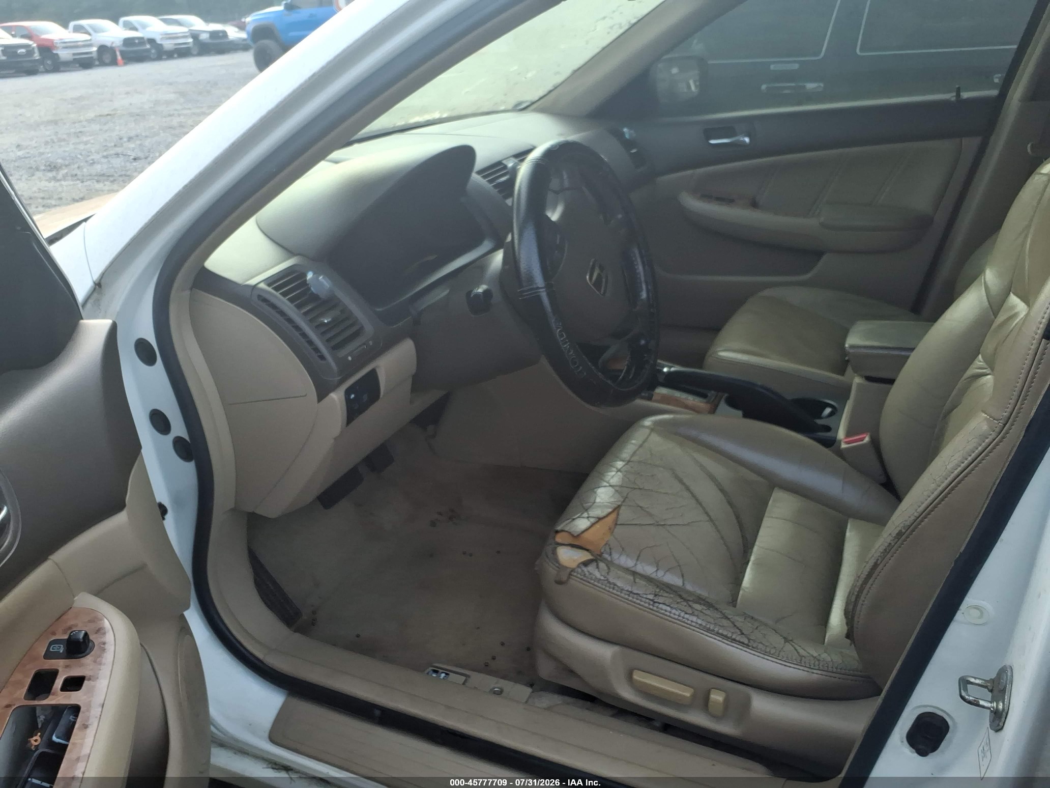 2004 Honda Accord 3.0 Ex Белый vin: 1HGCM66594A040814