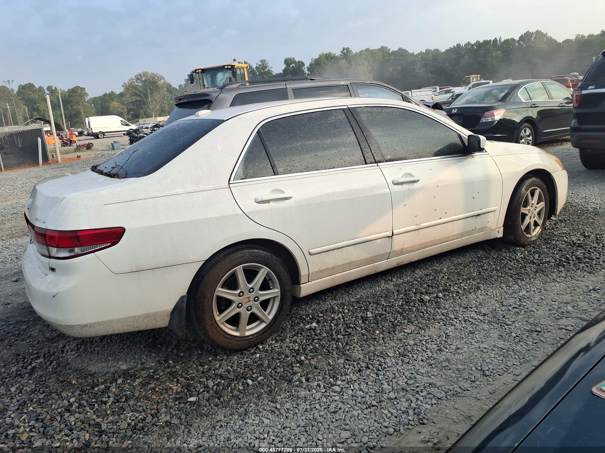 2004 Honda Accord 3.0 Ex Белый vin: 1HGCM66594A040814