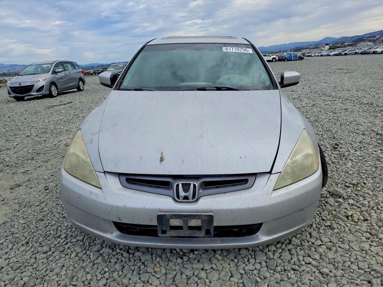 2004 Honda Accord Ex Silver vin: 1HGCM66594A059718