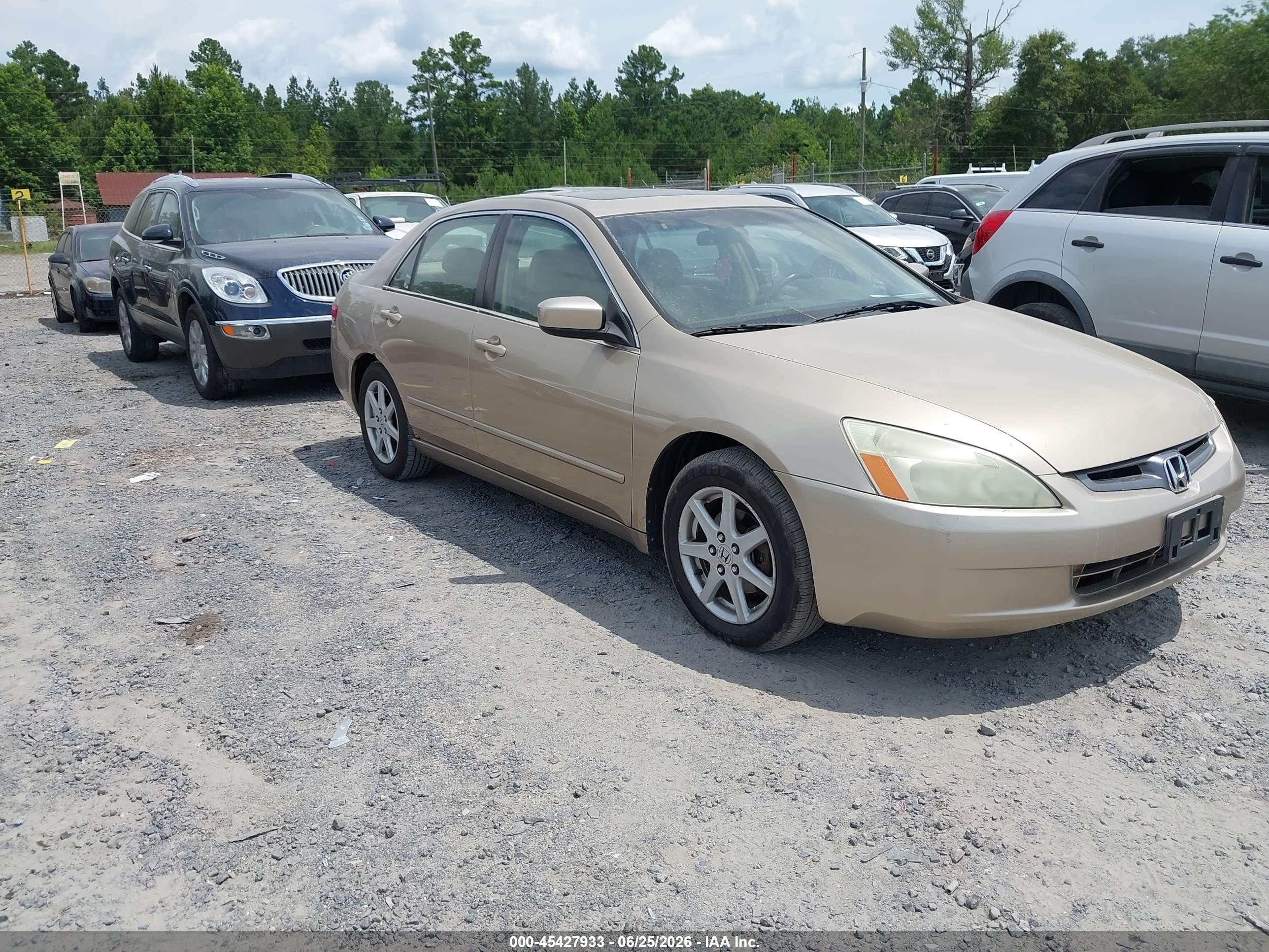 2004 Honda Accord 3.0 Ex Gold vin: 1HGCM66594A059895