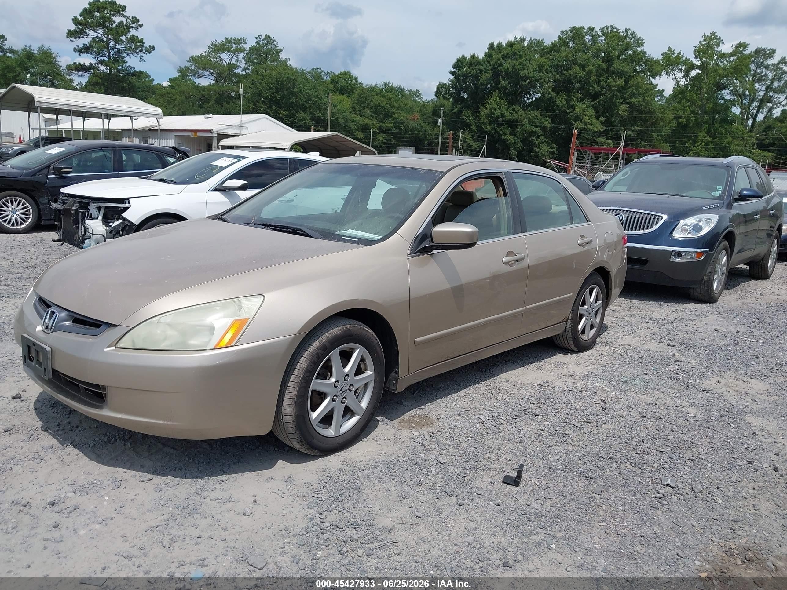 2004 Honda Accord 3.0 Ex Gold vin: 1HGCM66594A059895