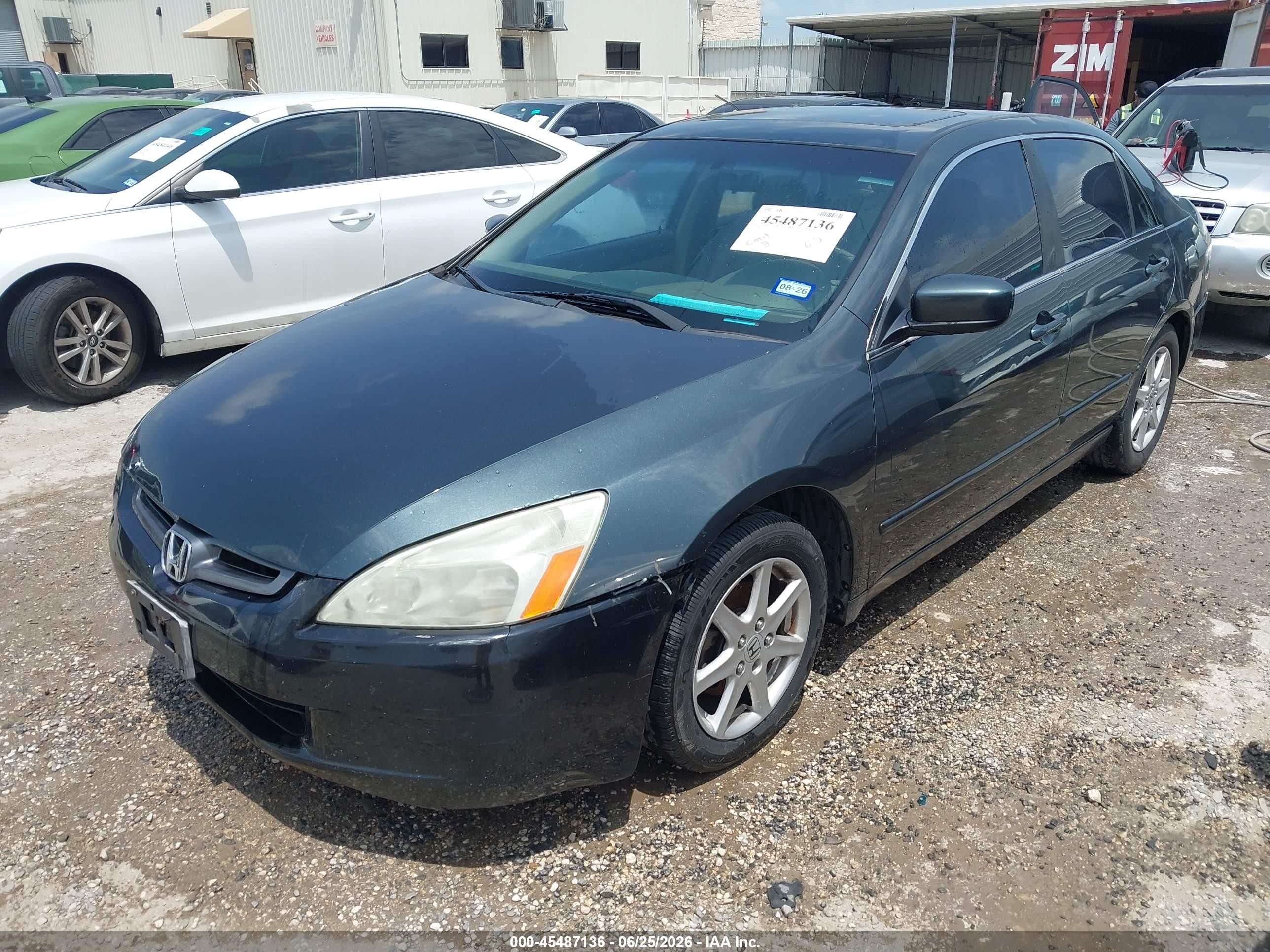 2004 Honda Accord 3.0 Ex Green vin: 1HGCM66594A072050