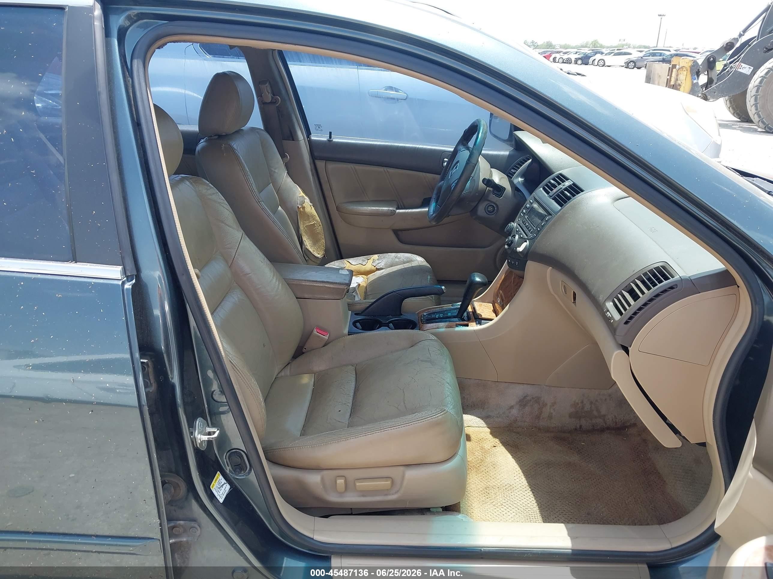 2004 Honda Accord 3.0 Ex Green vin: 1HGCM66594A072050