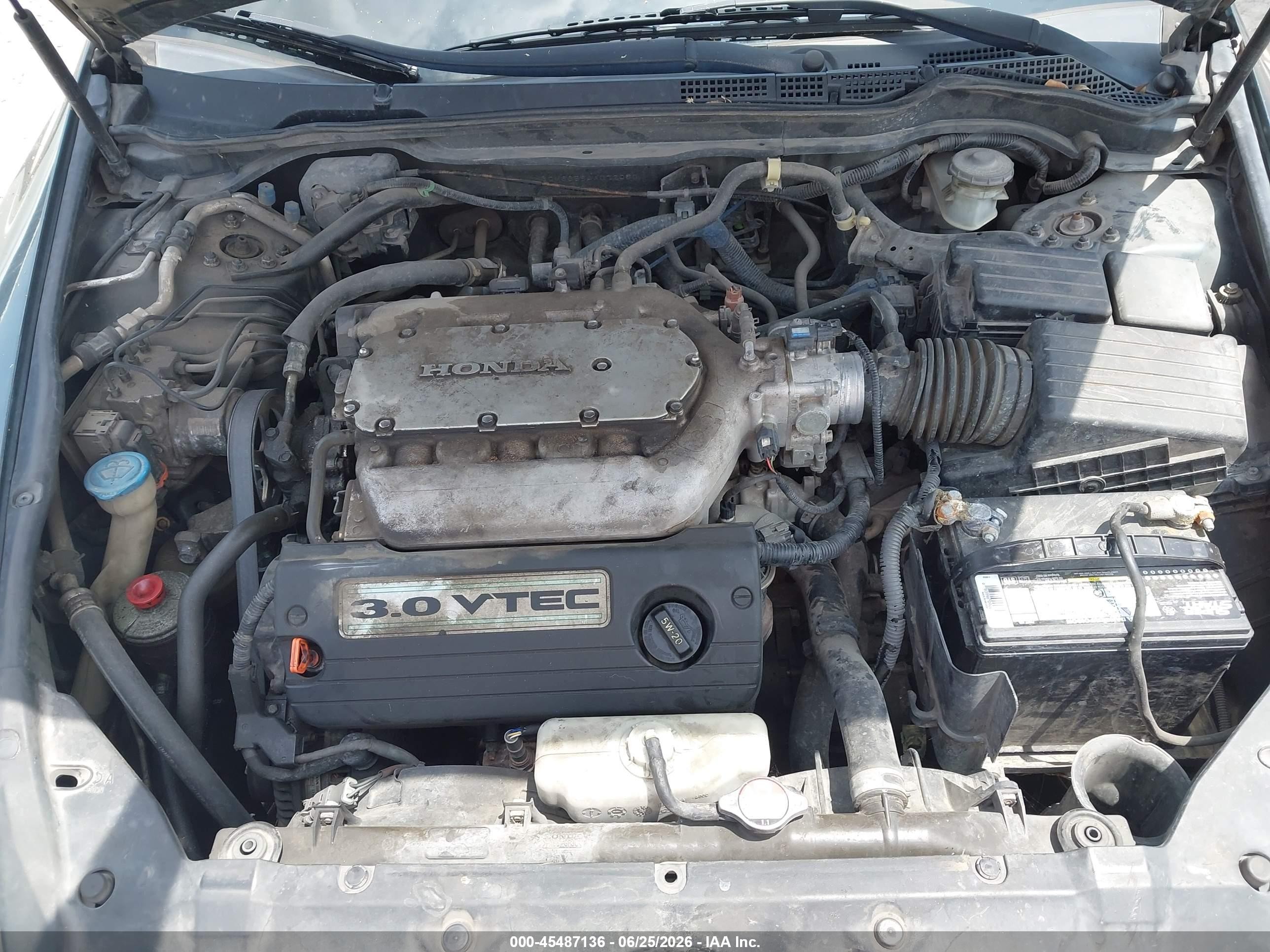 2004 Honda Accord 3.0 Ex Green vin: 1HGCM66594A072050