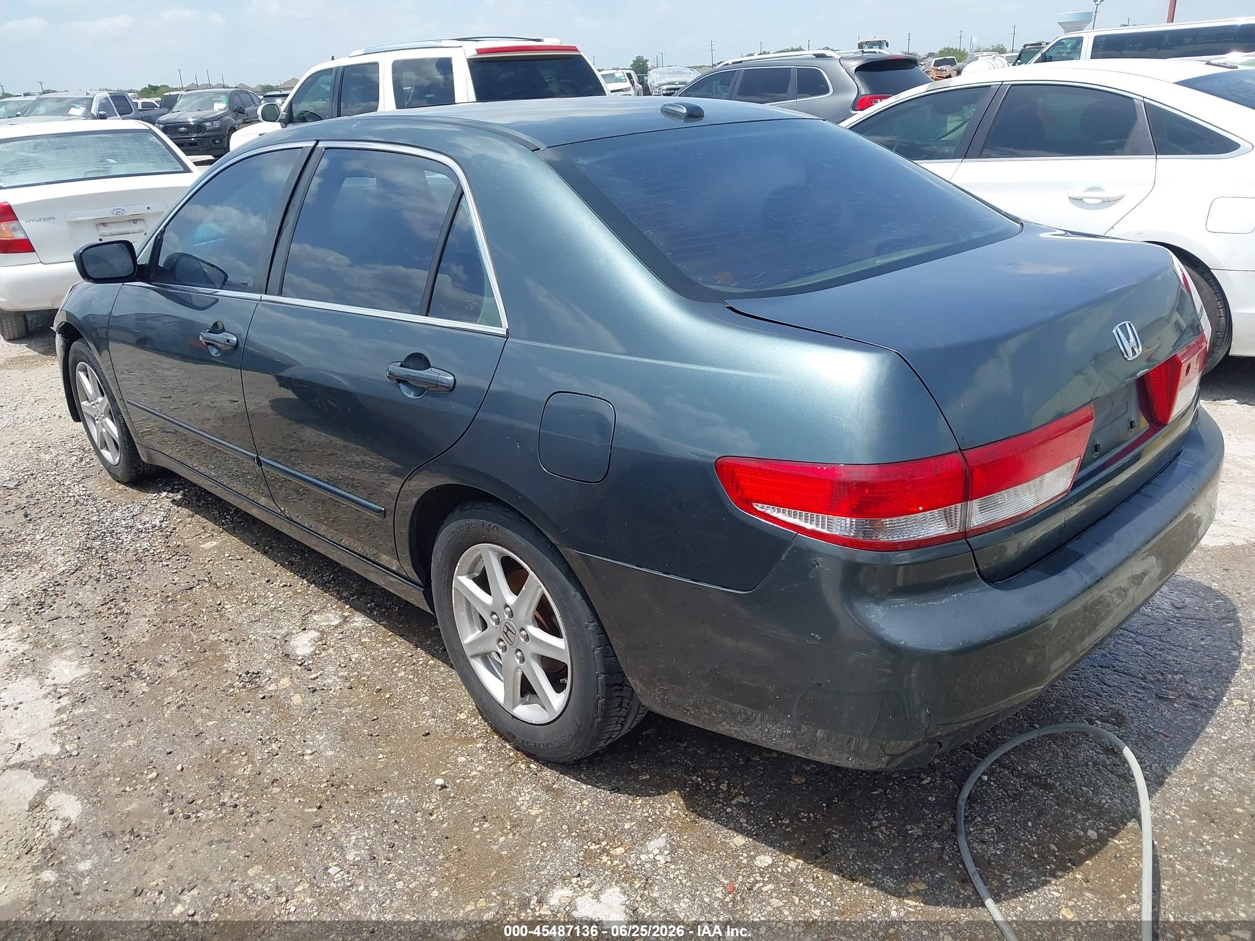 2004 Honda Accord 3.0 Ex Green vin: 1HGCM66594A072050