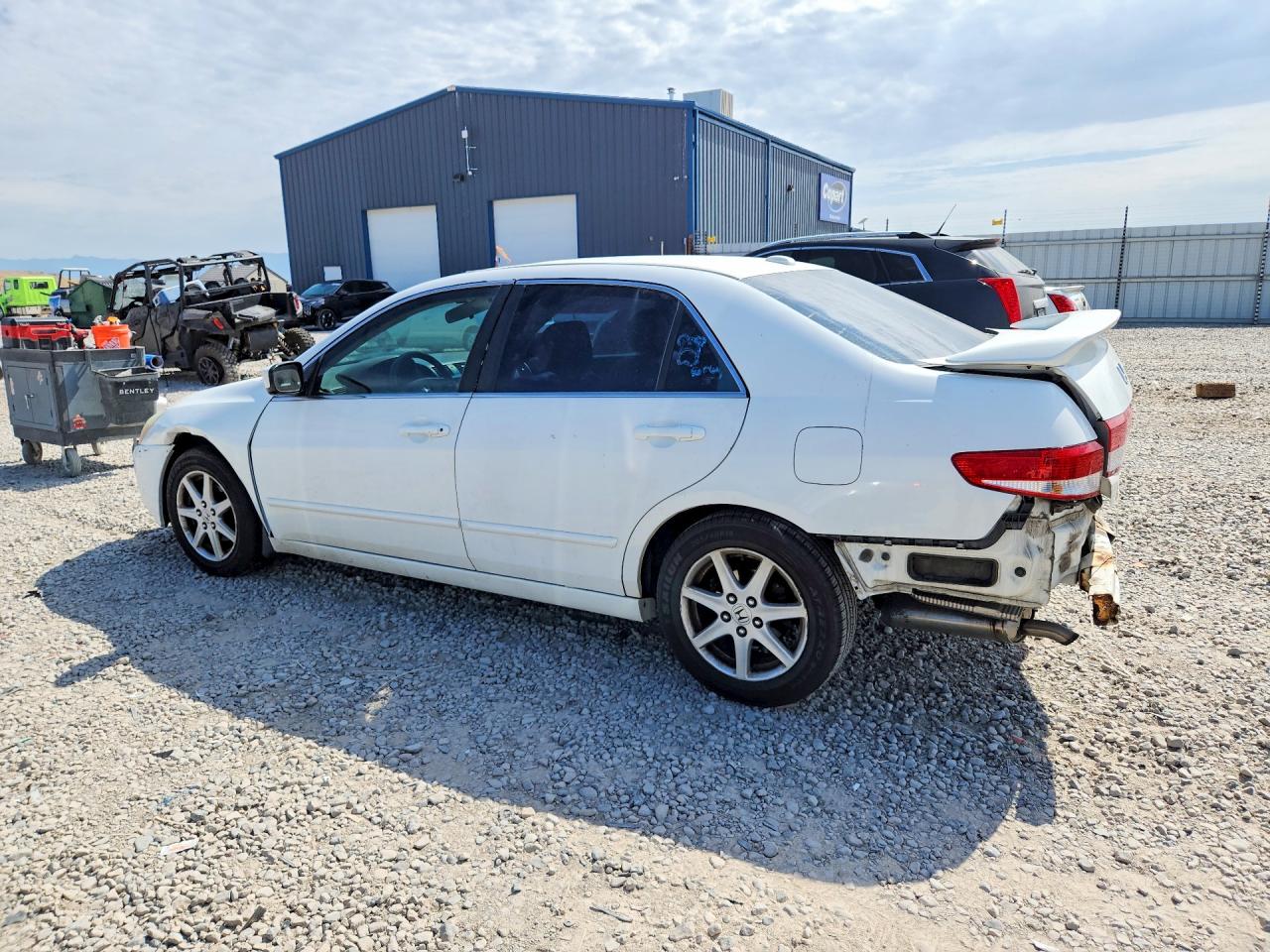 2004 Honda Accord Ex White vin: 1HGCM66594A076390