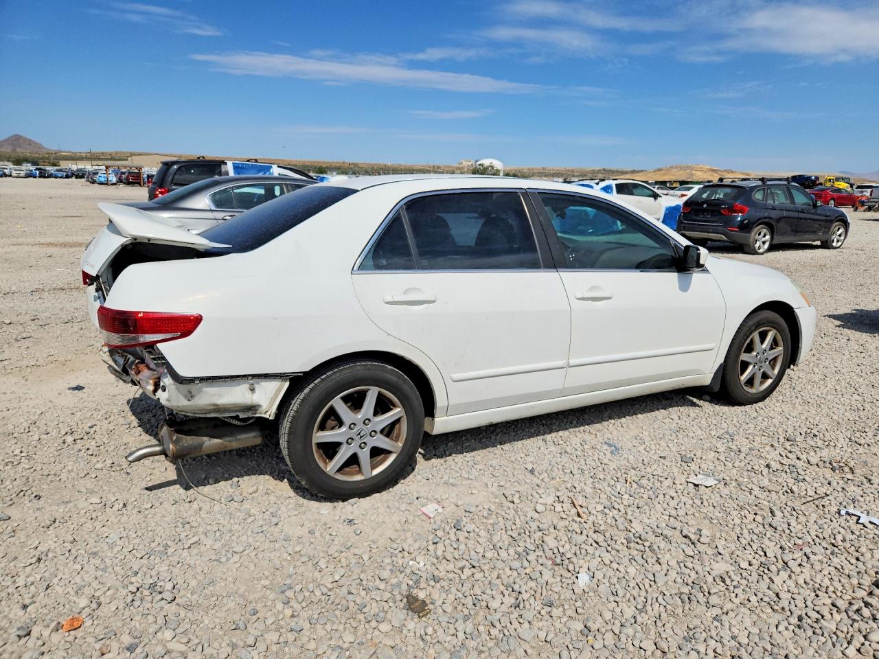 2004 Honda Accord Ex White vin: 1HGCM66594A076390