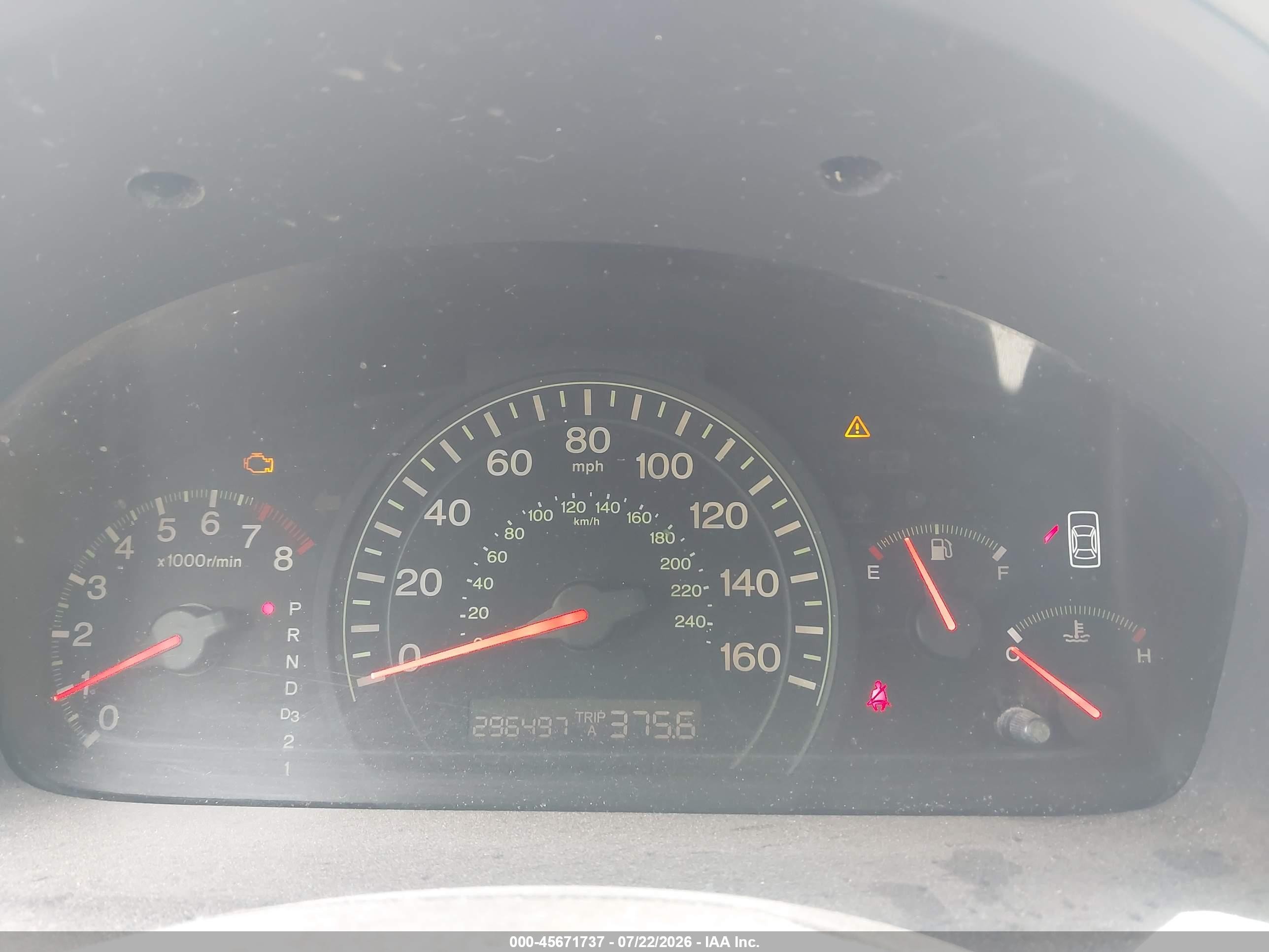 2004 Honda Accord 3.0 Ex Blue vin: 1HGCM66594A083033