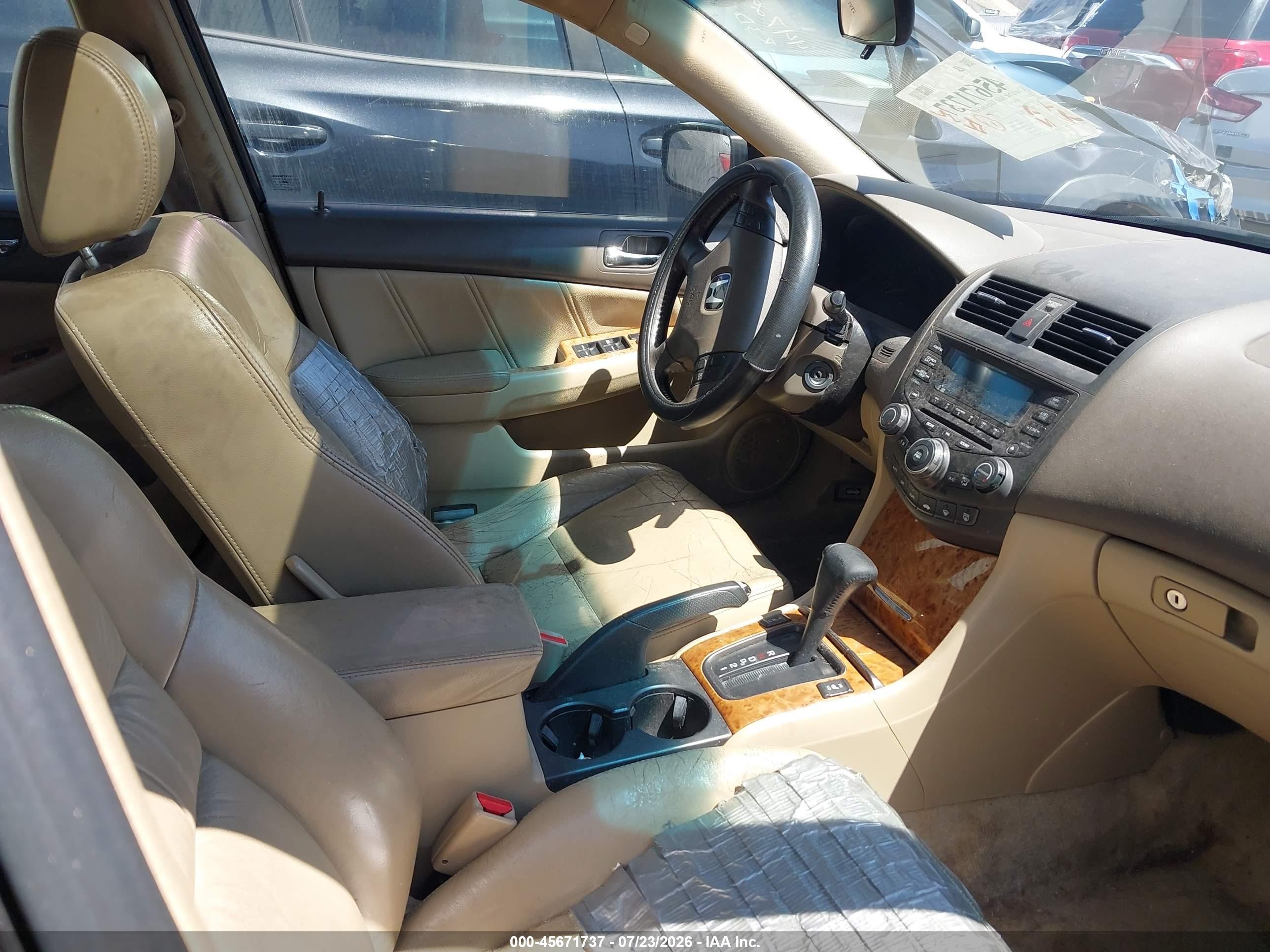 2004 Honda Accord 3.0 Ex Blue vin: 1HGCM66594A083033