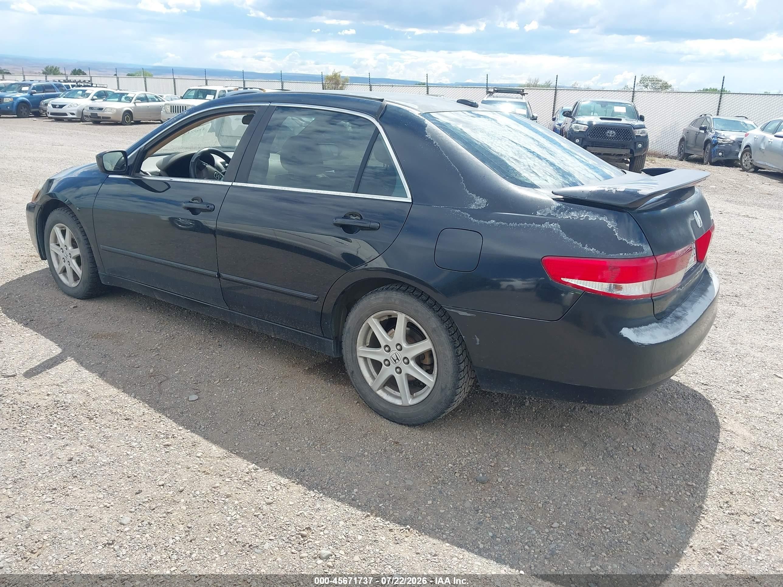 2004 Honda Accord 3.0 Ex Blue vin: 1HGCM66594A083033