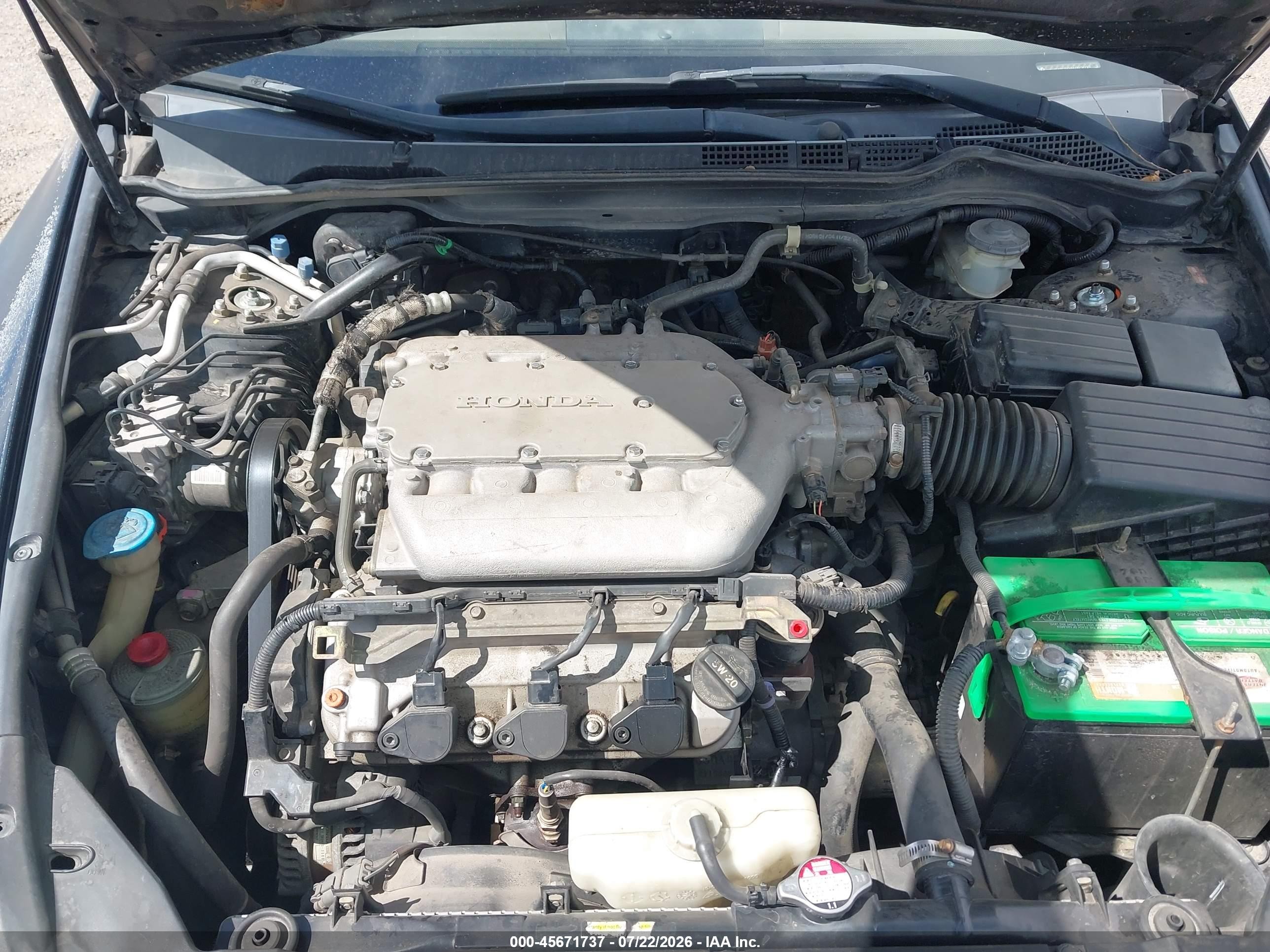 2004 Honda Accord 3.0 Ex Blue vin: 1HGCM66594A083033
