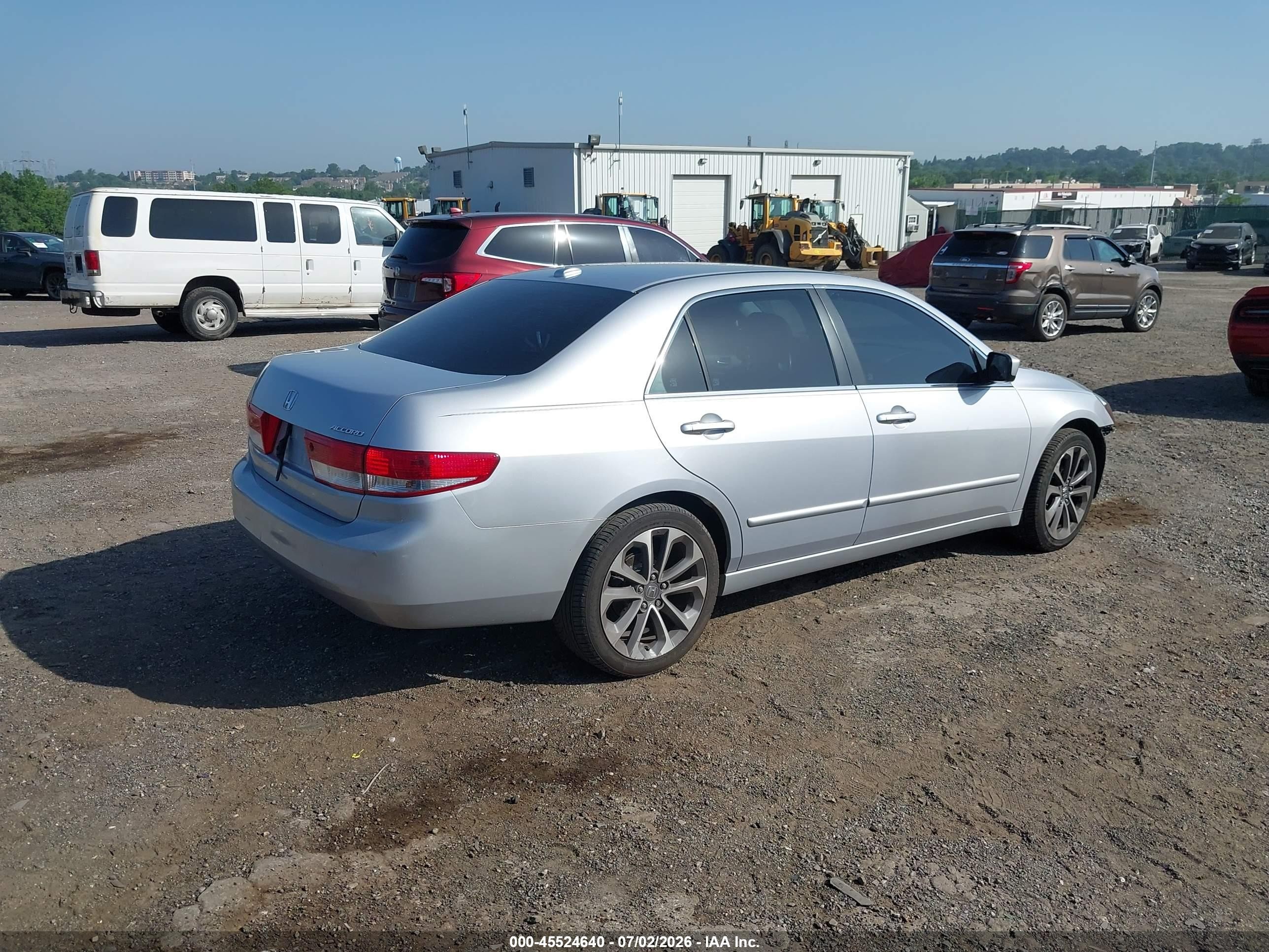 2004 Honda Accord 3.0 Ex Silver vin: 1HGCM66594A087440