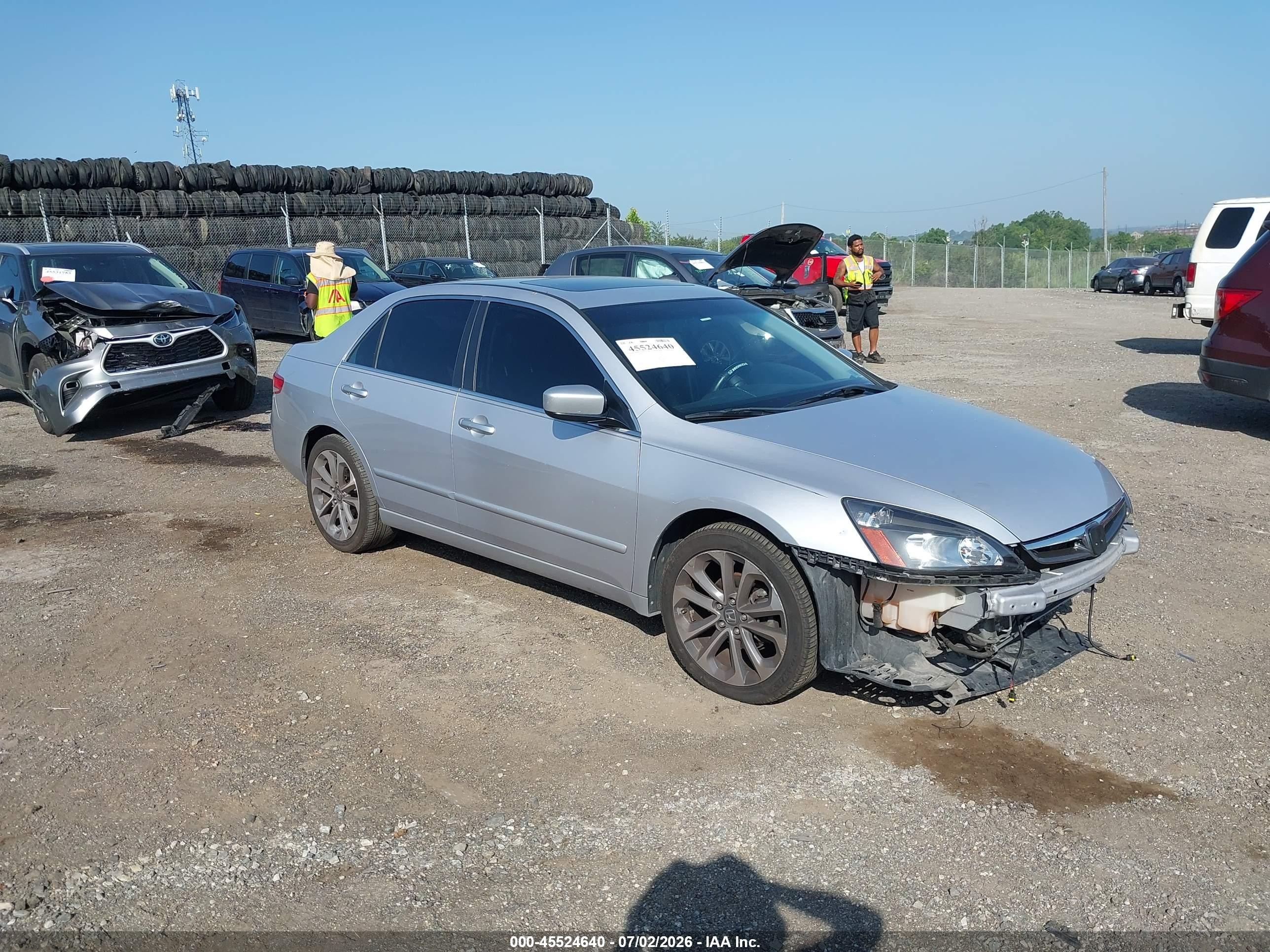 2004 Honda Accord 3.0 Ex Silver vin: 1HGCM66594A087440