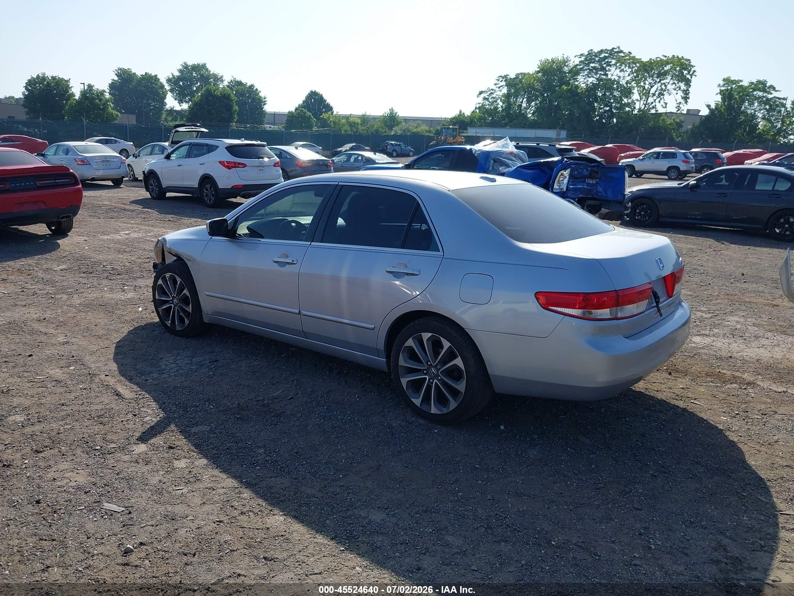 2004 Honda Accord 3.0 Ex Silver vin: 1HGCM66594A087440