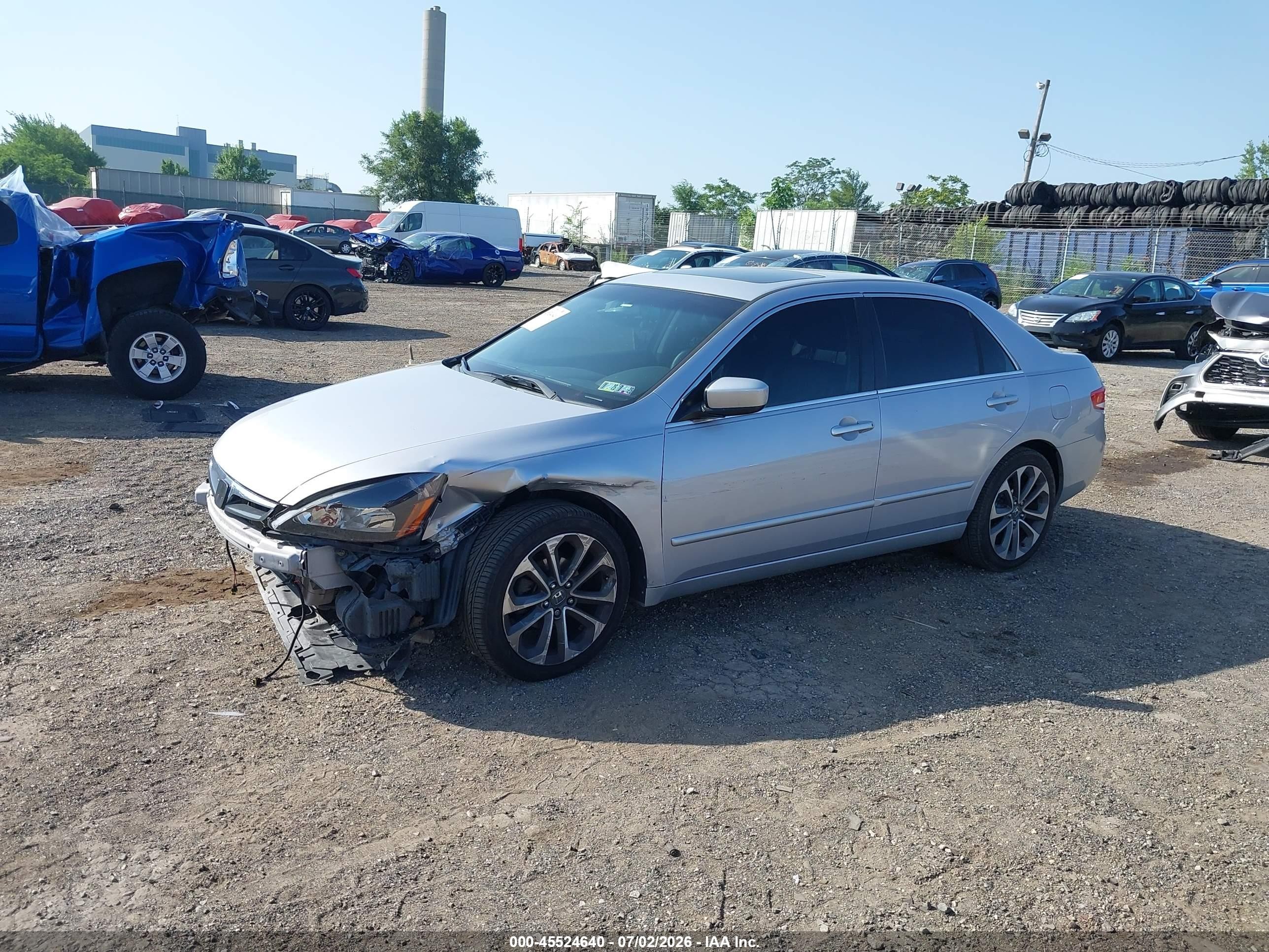 2004 Honda Accord 3.0 Ex Silver vin: 1HGCM66594A087440