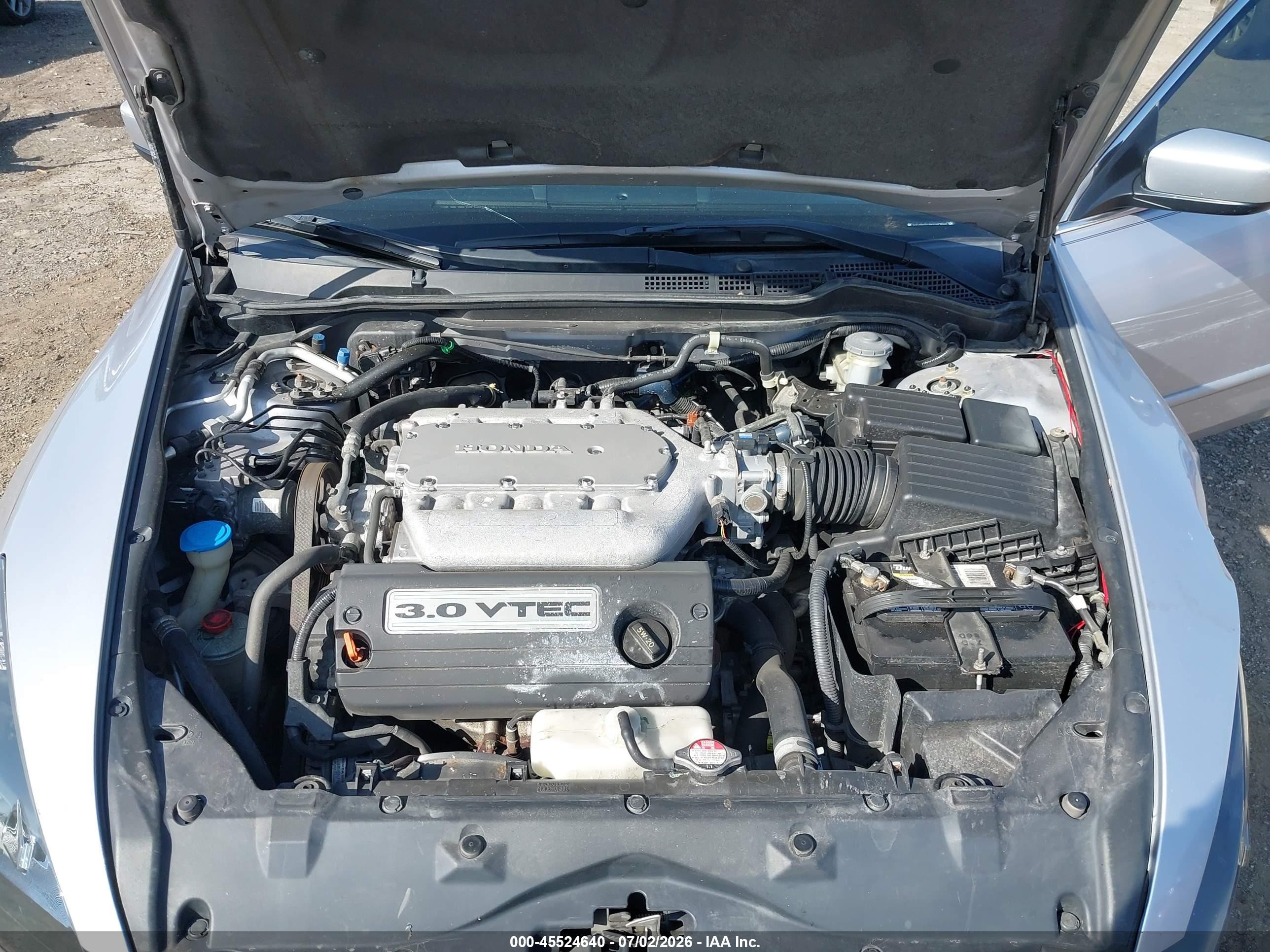 2004 Honda Accord 3.0 Ex Silver vin: 1HGCM66594A087440
