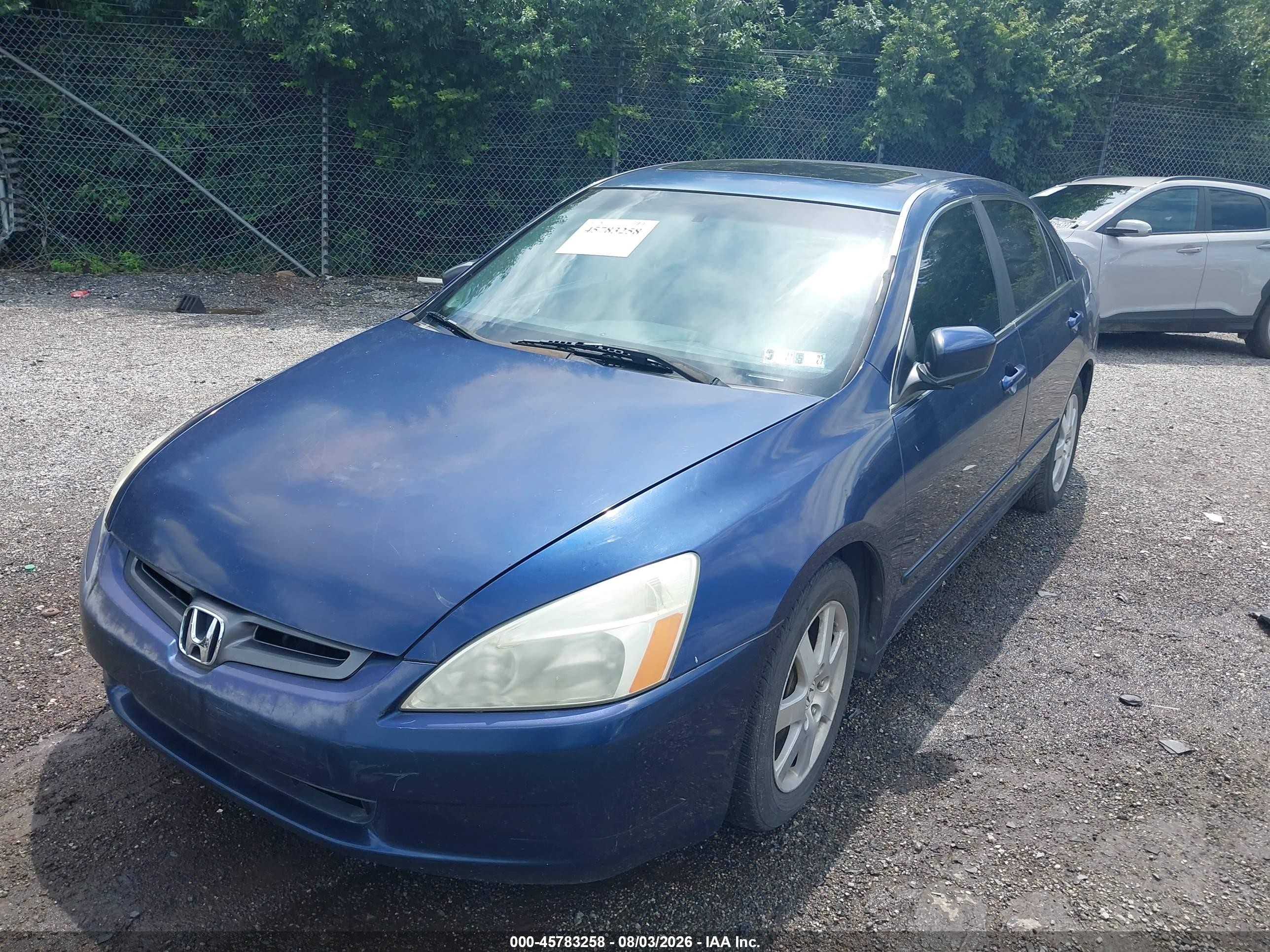 2005 Honda Accord 3.0 Ex Dark Blue vin: 1HGCM66595A028521