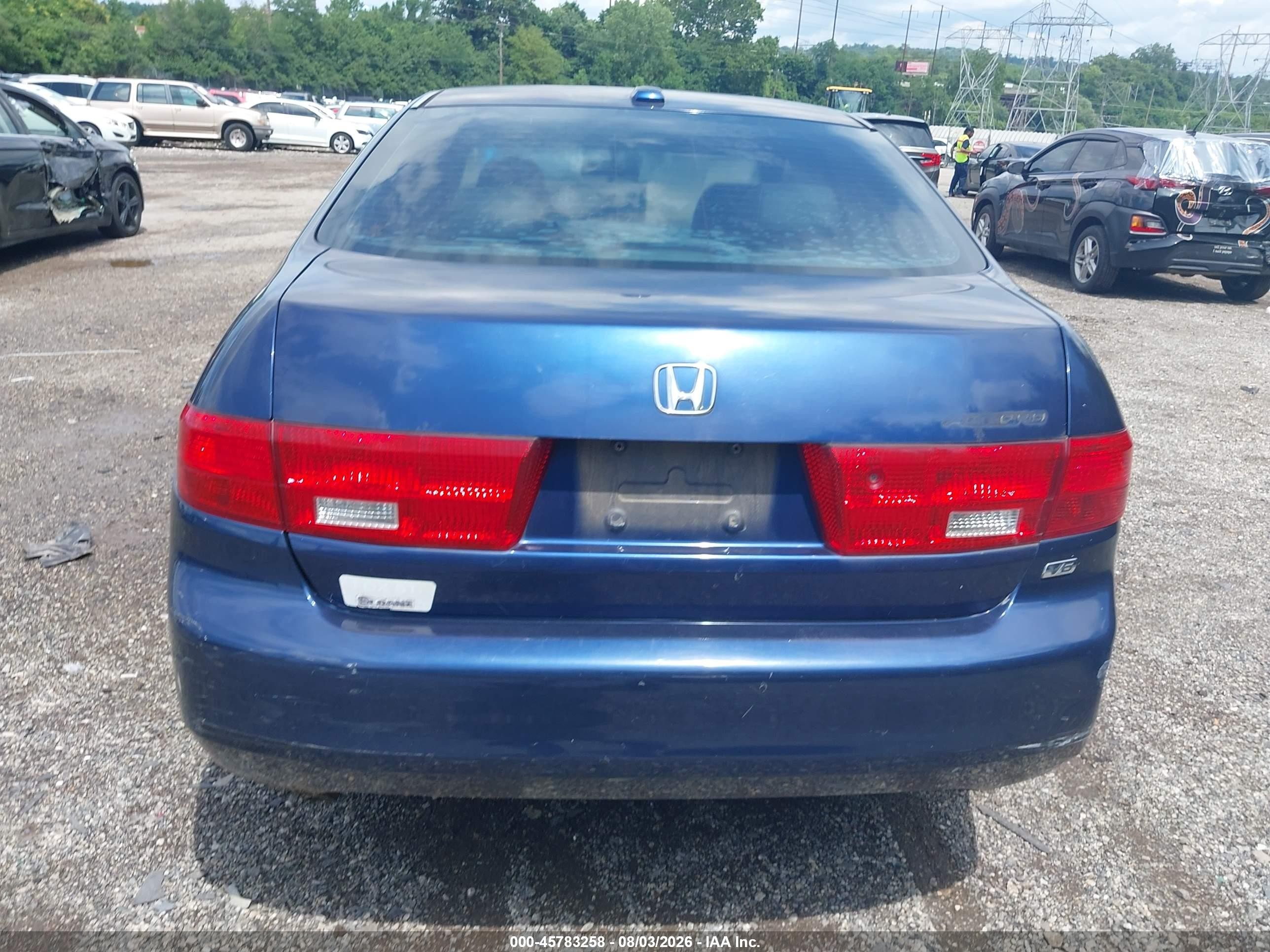 2005 Honda Accord 3.0 Ex Dark Blue vin: 1HGCM66595A028521