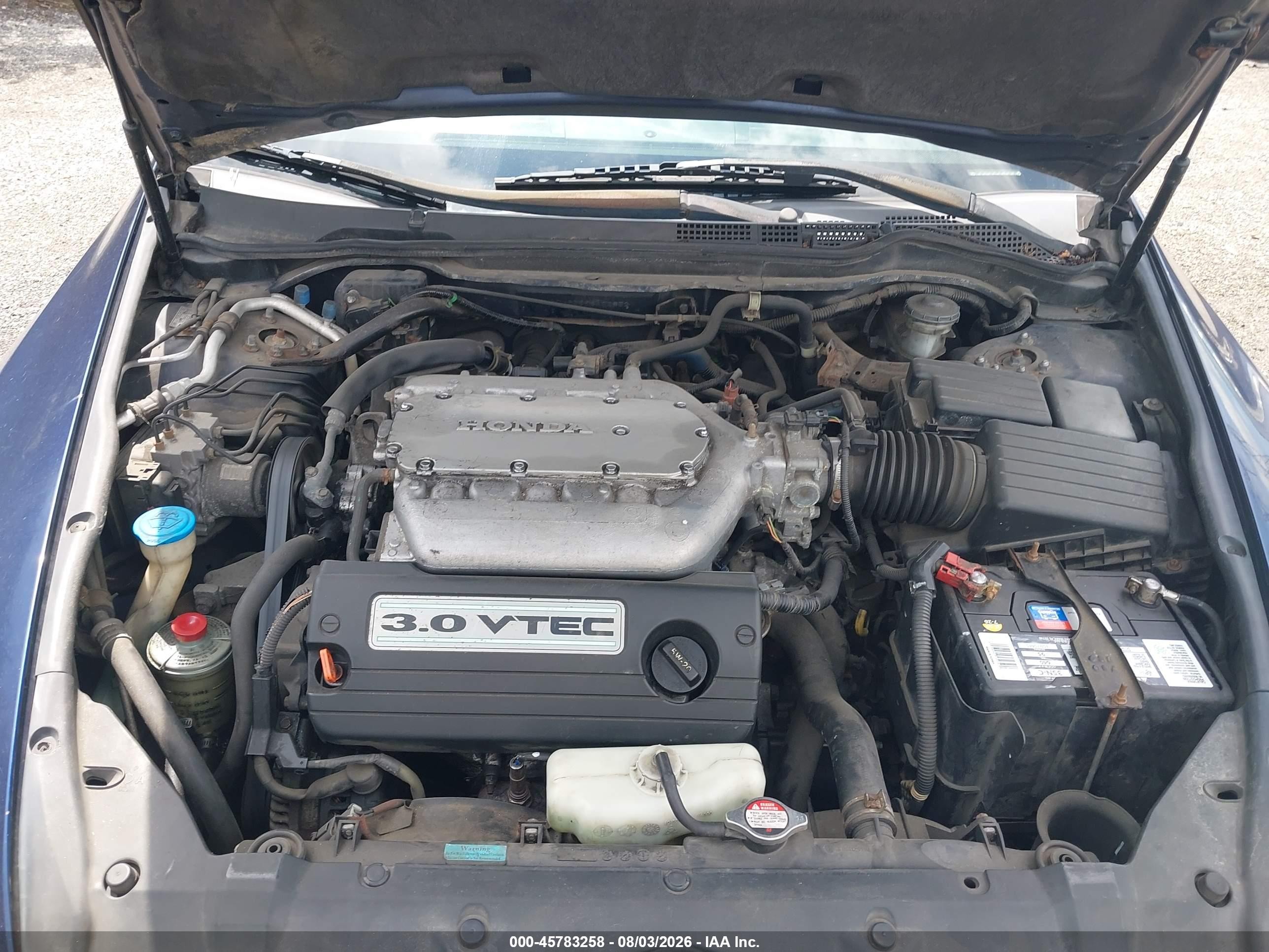 2005 Honda Accord 3.0 Ex Dark Blue vin: 1HGCM66595A028521